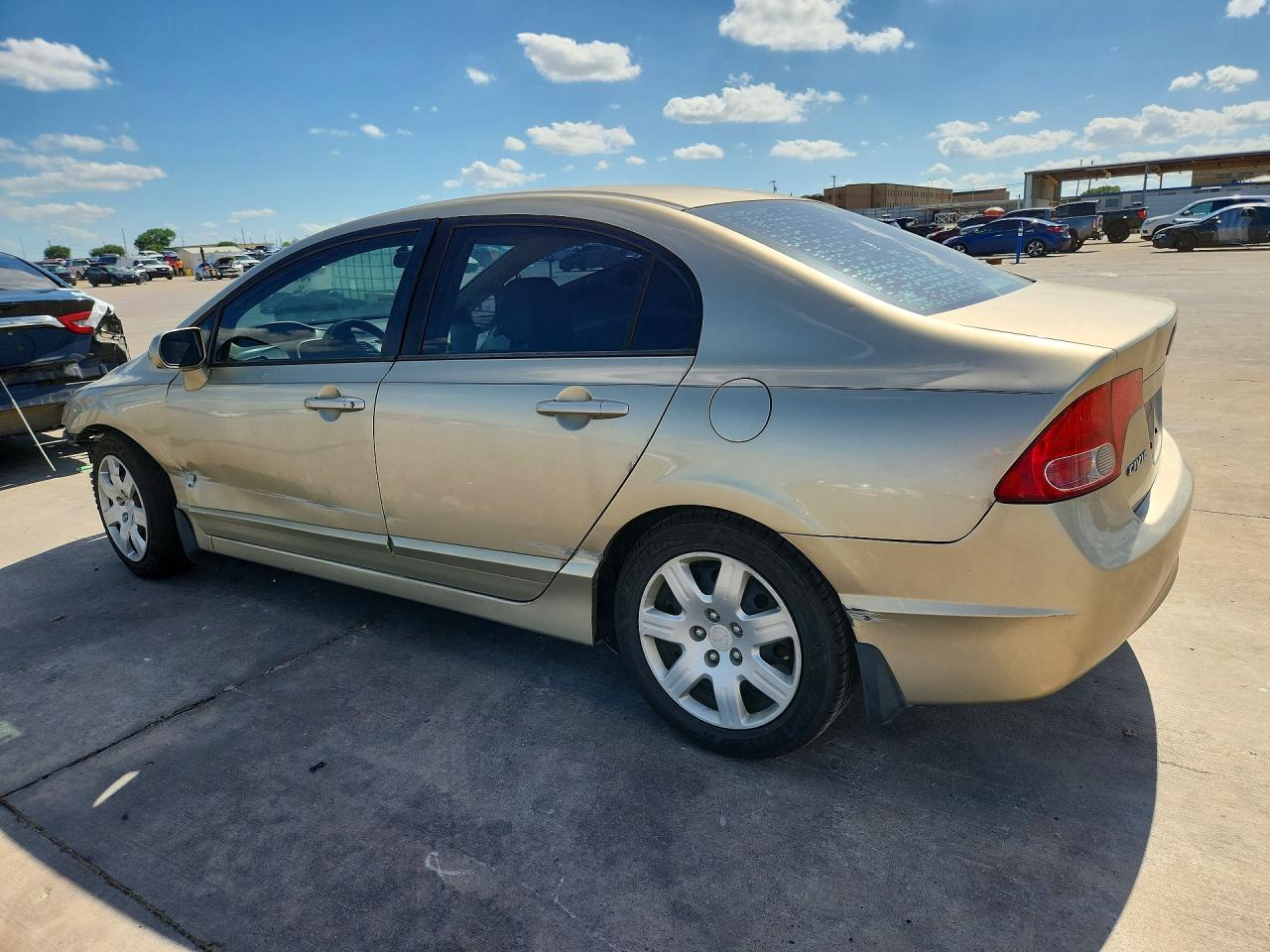 2007 Honda Civic Lx Tan vin: 1HGFA16517L015942