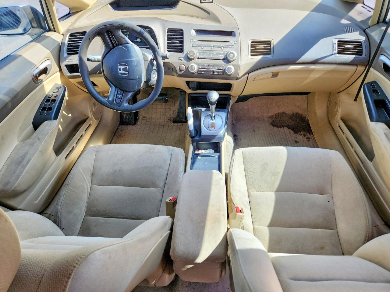 2007 Honda Civic Lx Tan vin: 1HGFA16517L015942