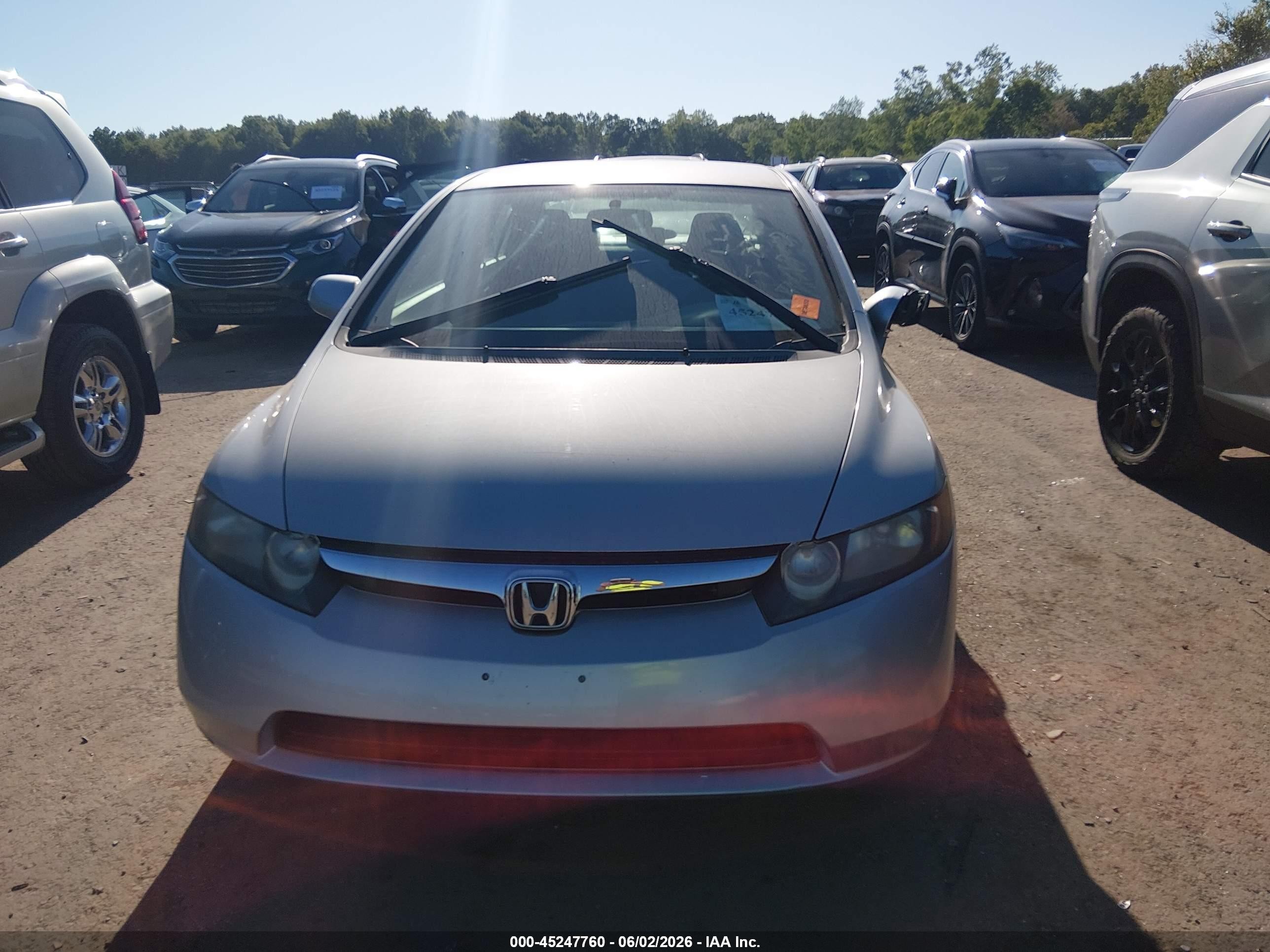 2007 Honda Civic Lx Silver vin: 1HGFA16517L020185