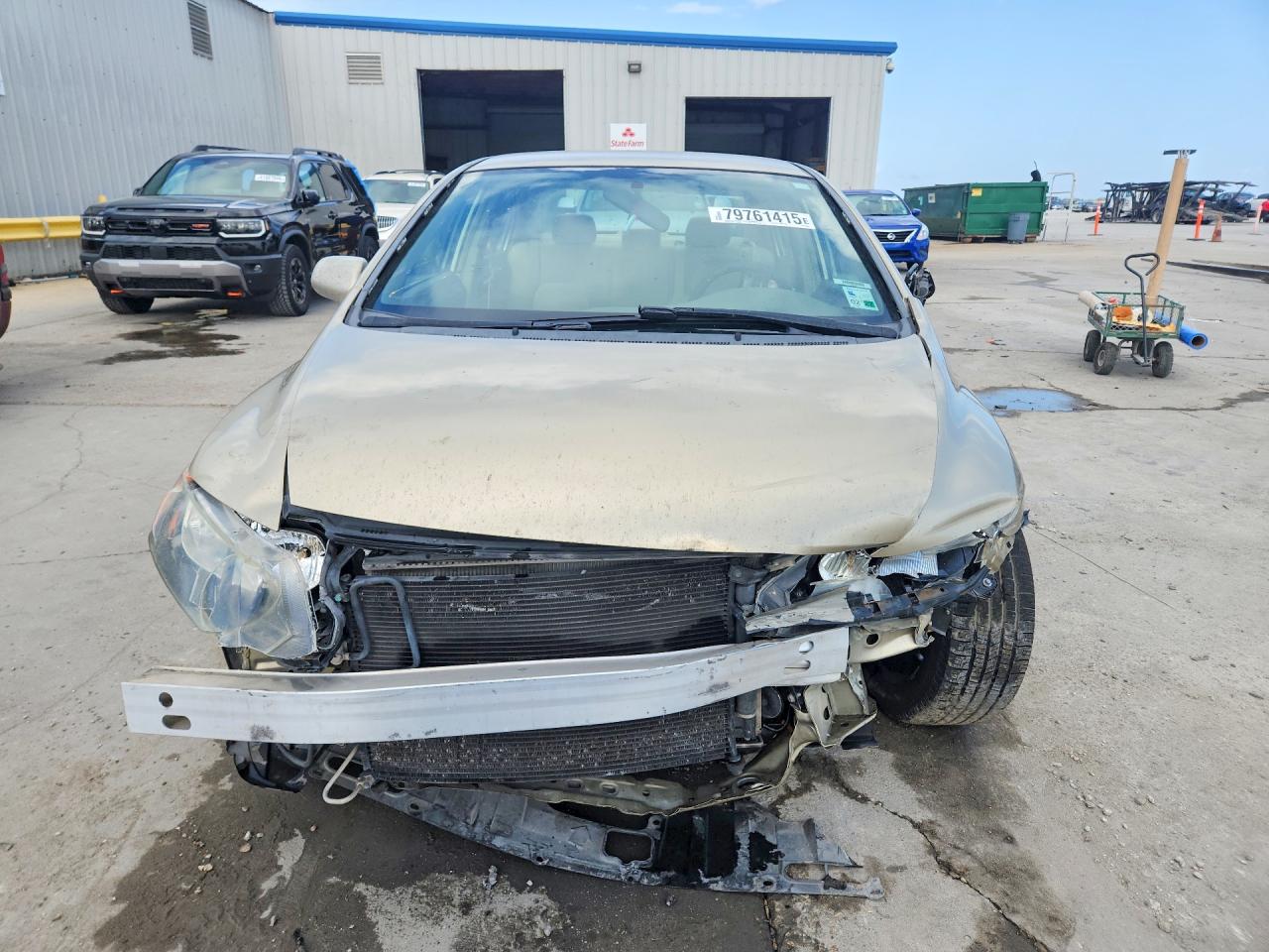 2007 Honda Civic Lx Бежевый vin: 1HGFA16517L032644