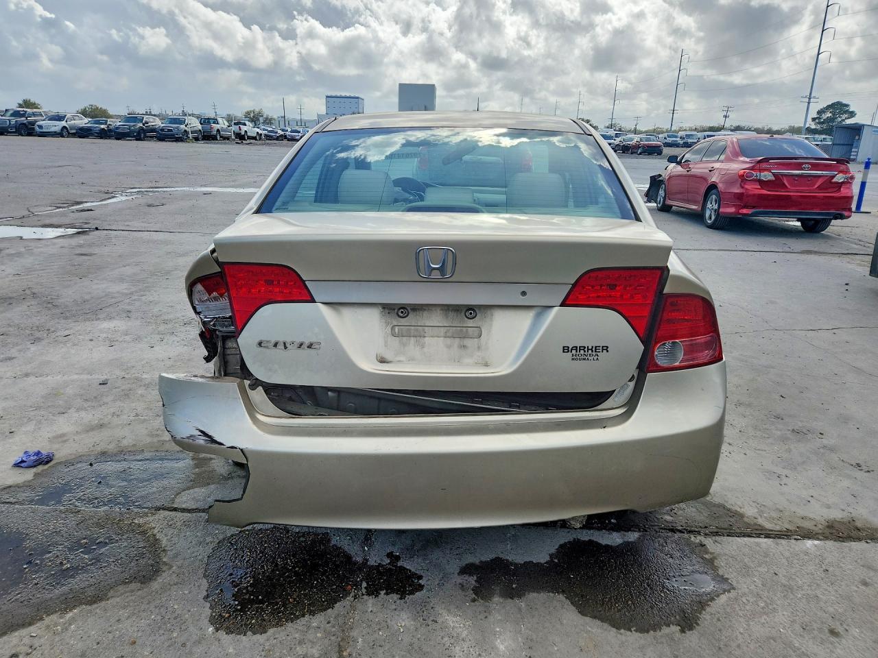 2007 Honda Civic Lx Бежевый vin: 1HGFA16517L032644