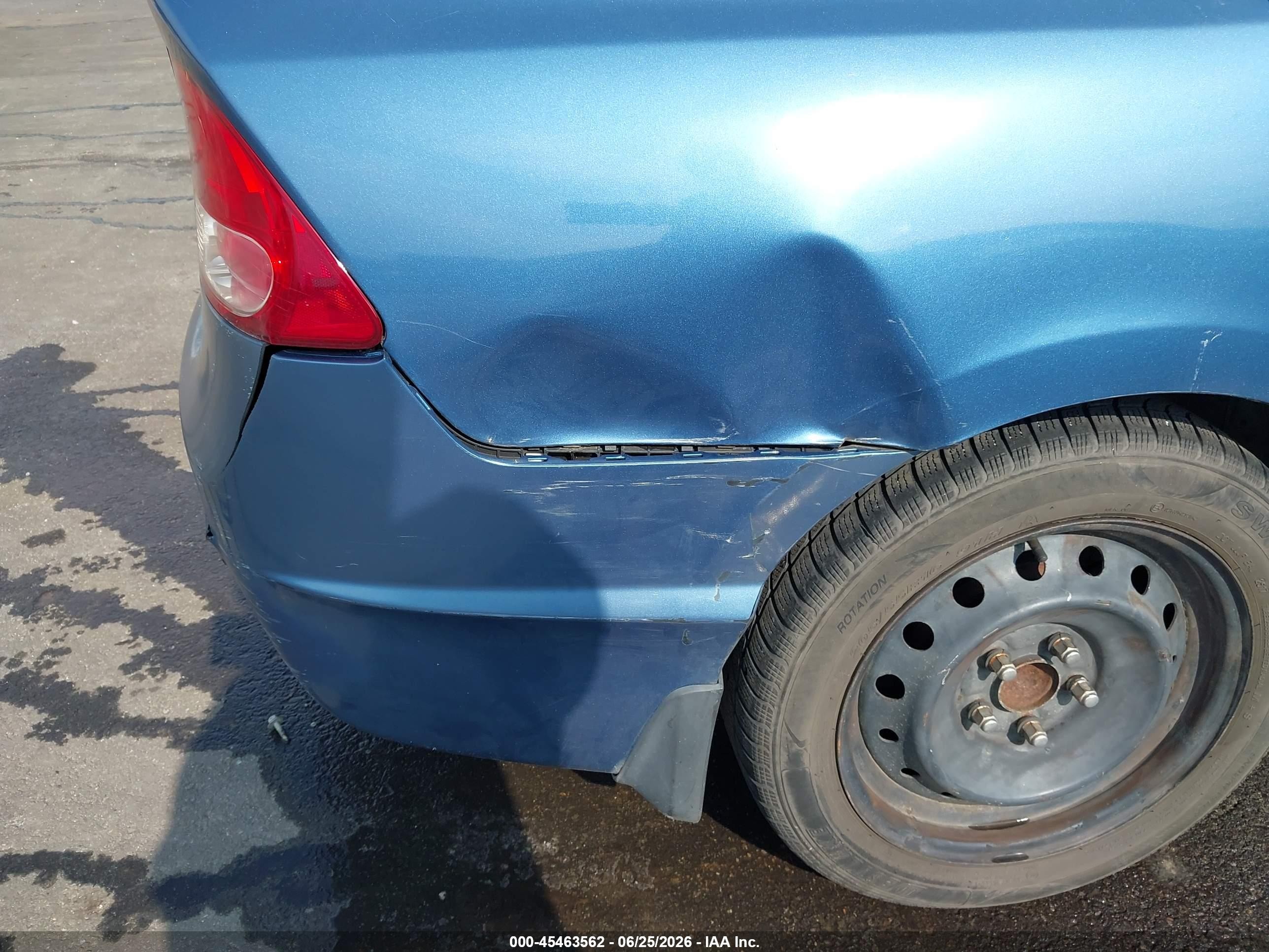 2007 Honda Civic Lx Blue vin: 1HGFA16517L038735