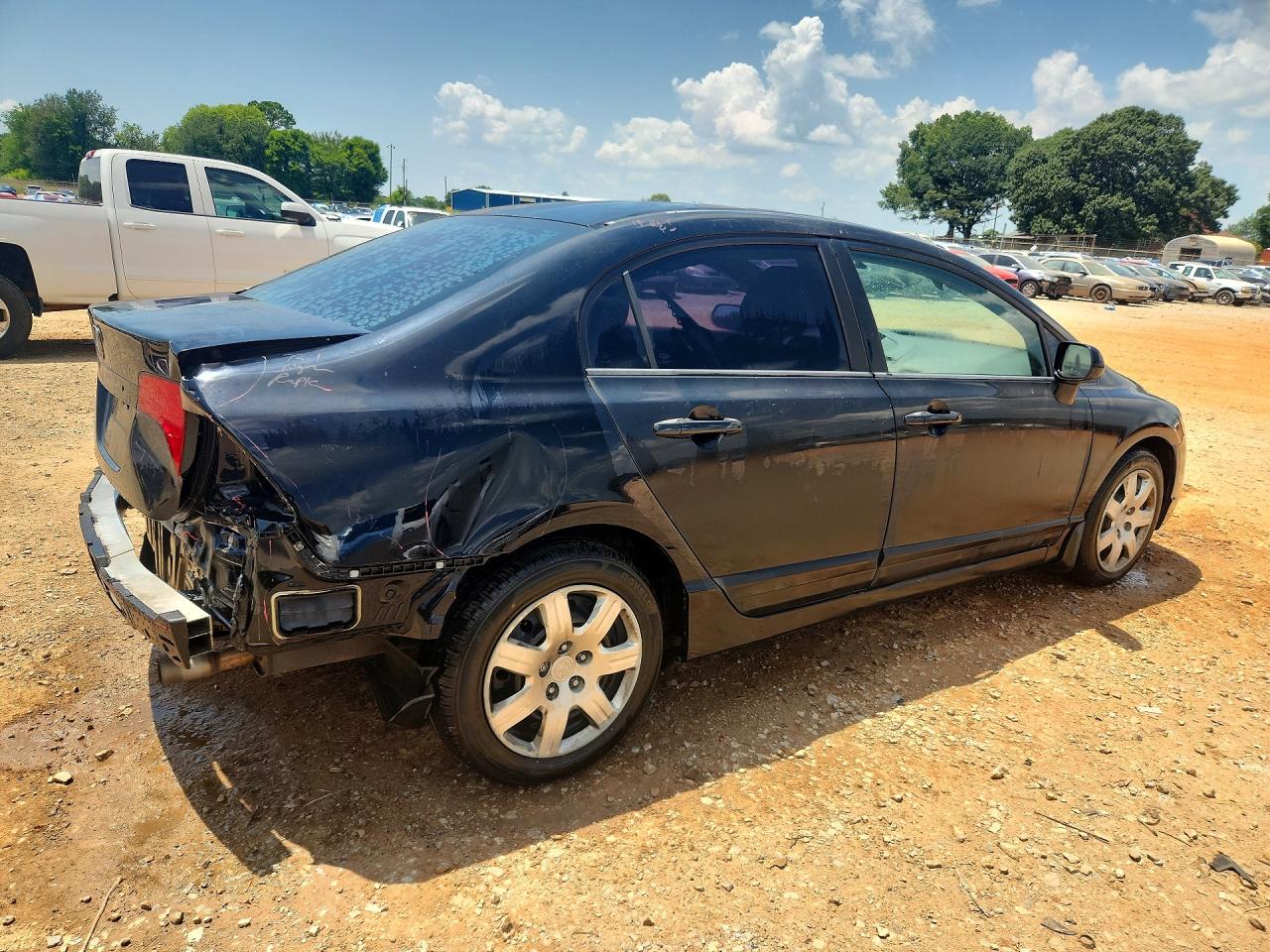2007 Honda Civic Lx Серый vin: 1HGFA16517L076370