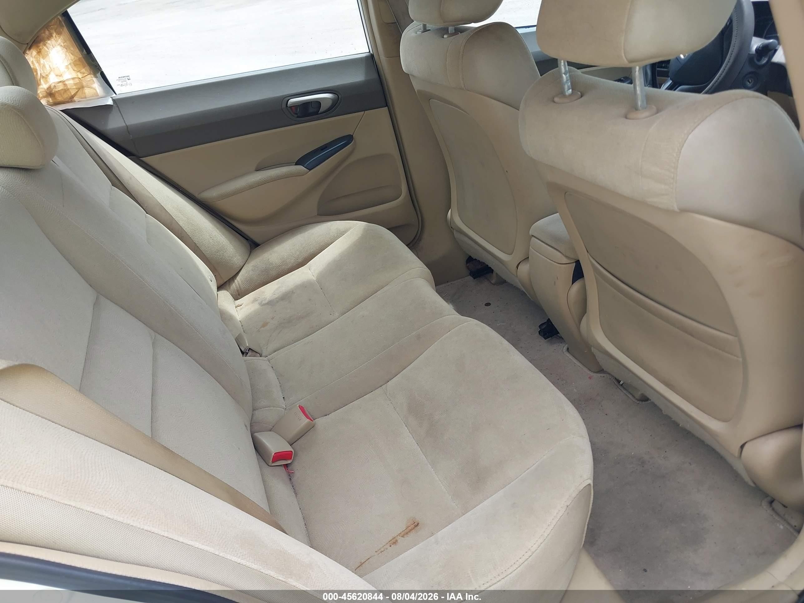 2007 Honda Civic Lx White vin: 1HGFA16517L081391