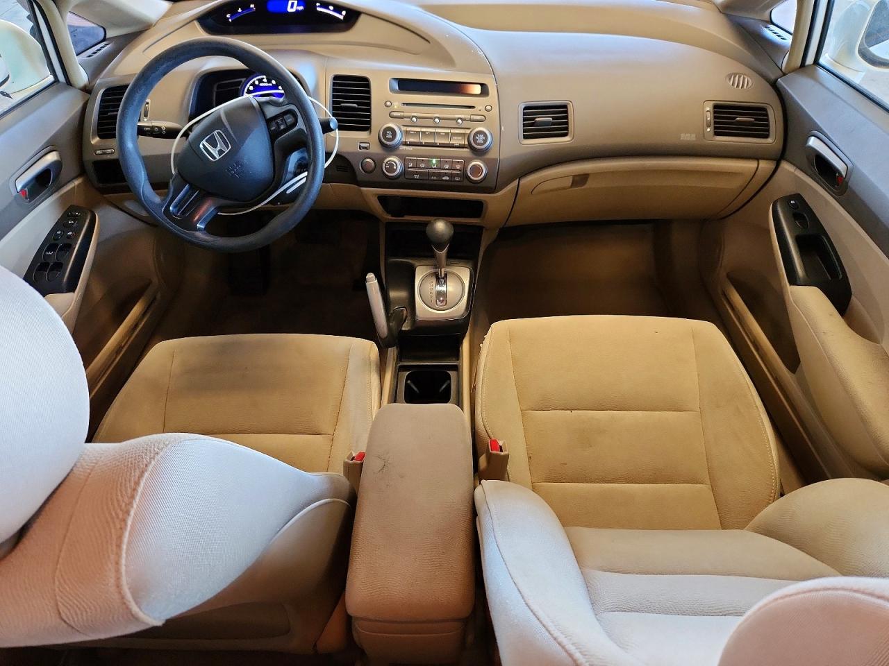 2007 Honda Civic Lx White vin: 1HGFA16517L083142