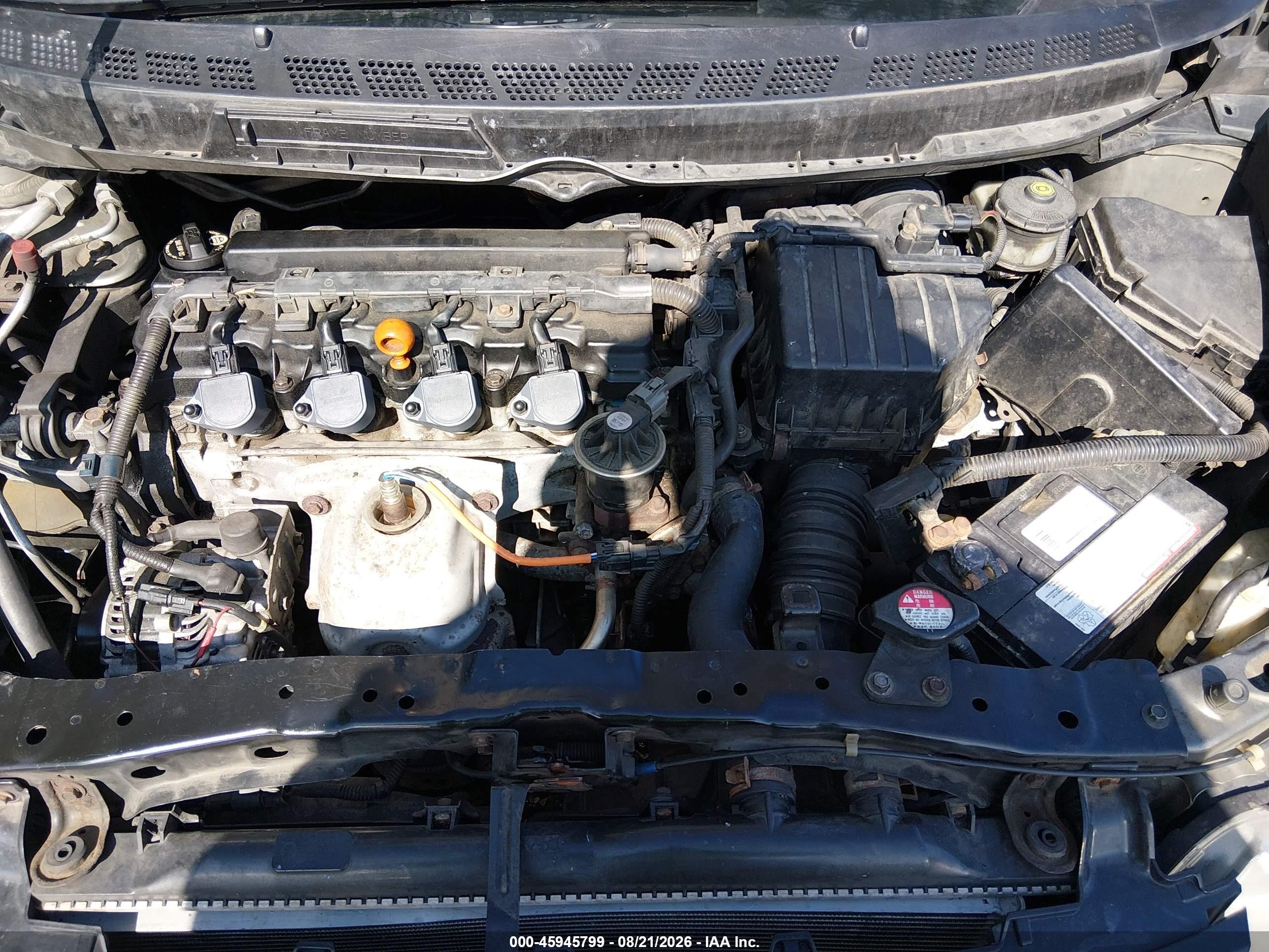 2007 Honda Civic Lx Gray vin: 1HGFA16517L090513