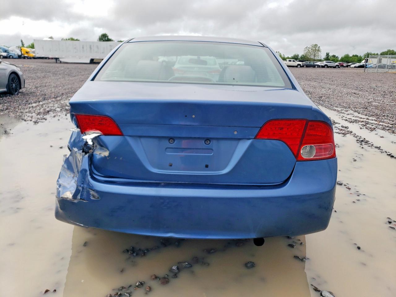 2007 Honda Civic Lx Blue vin: 1HGFA16517L134137