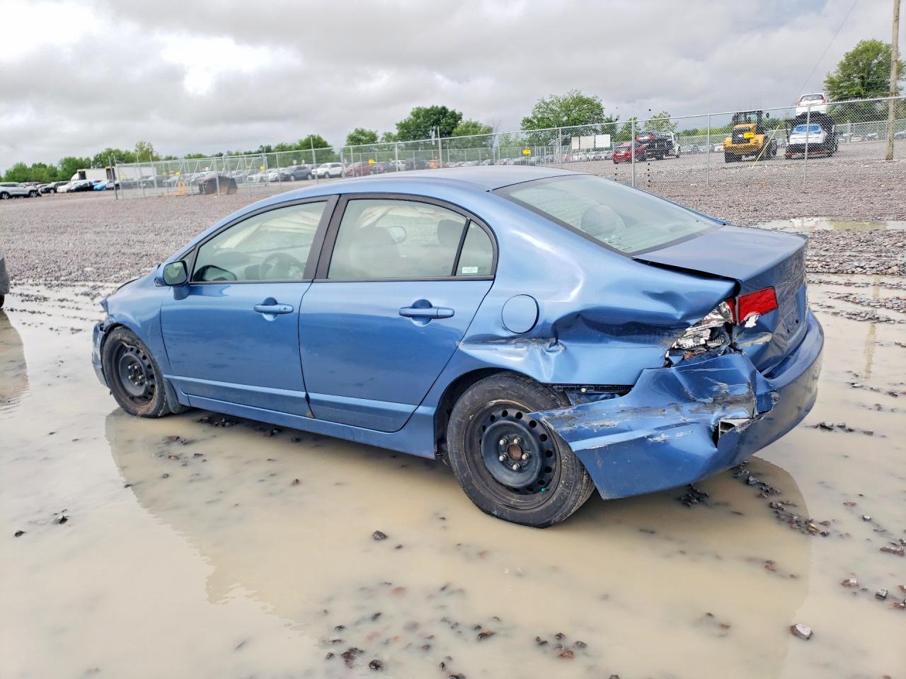 2007 Honda Civic Lx Blue vin: 1HGFA16517L134137