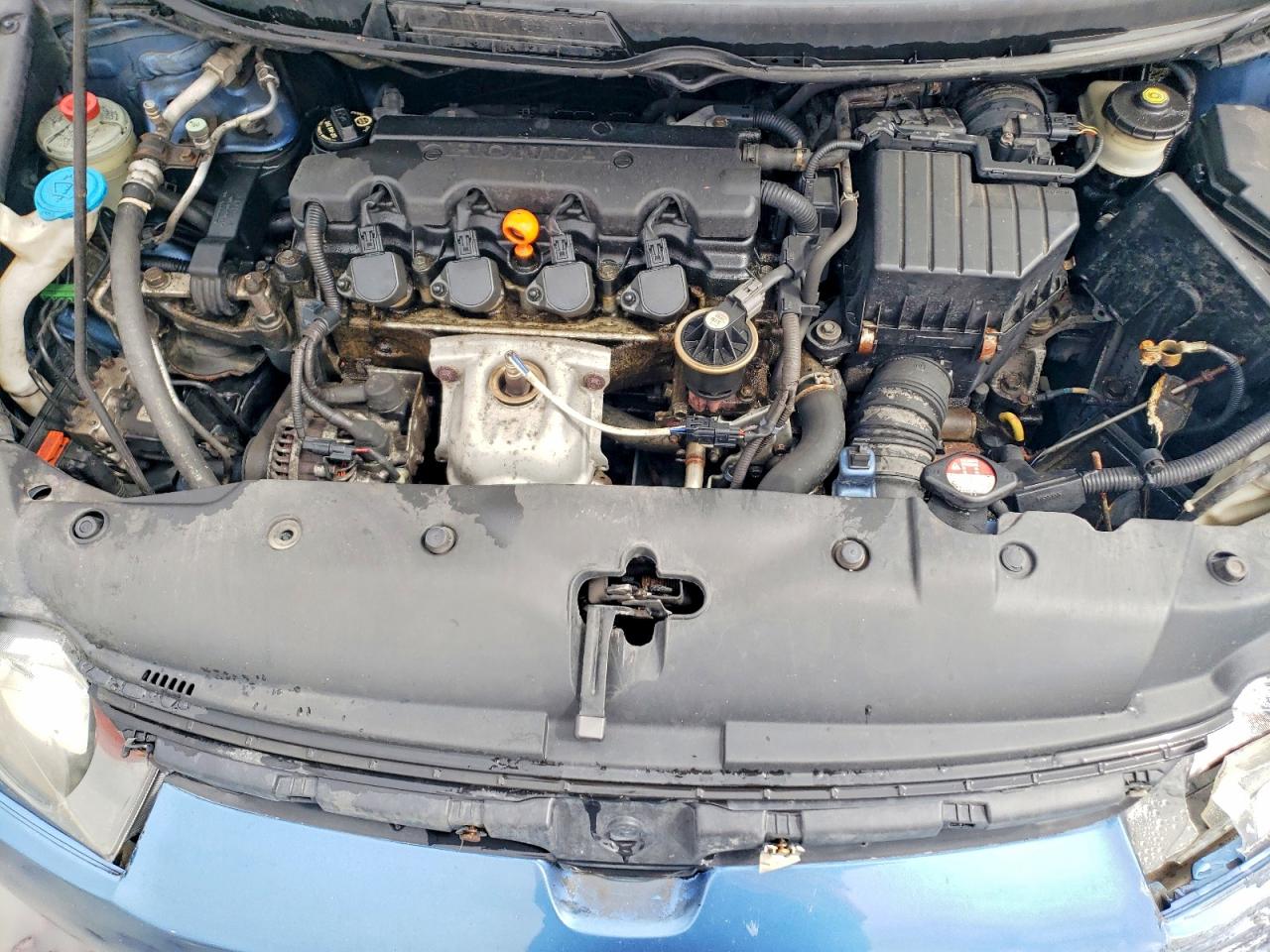 2007 Honda Civic Lx Blue vin: 1HGFA16517L134137