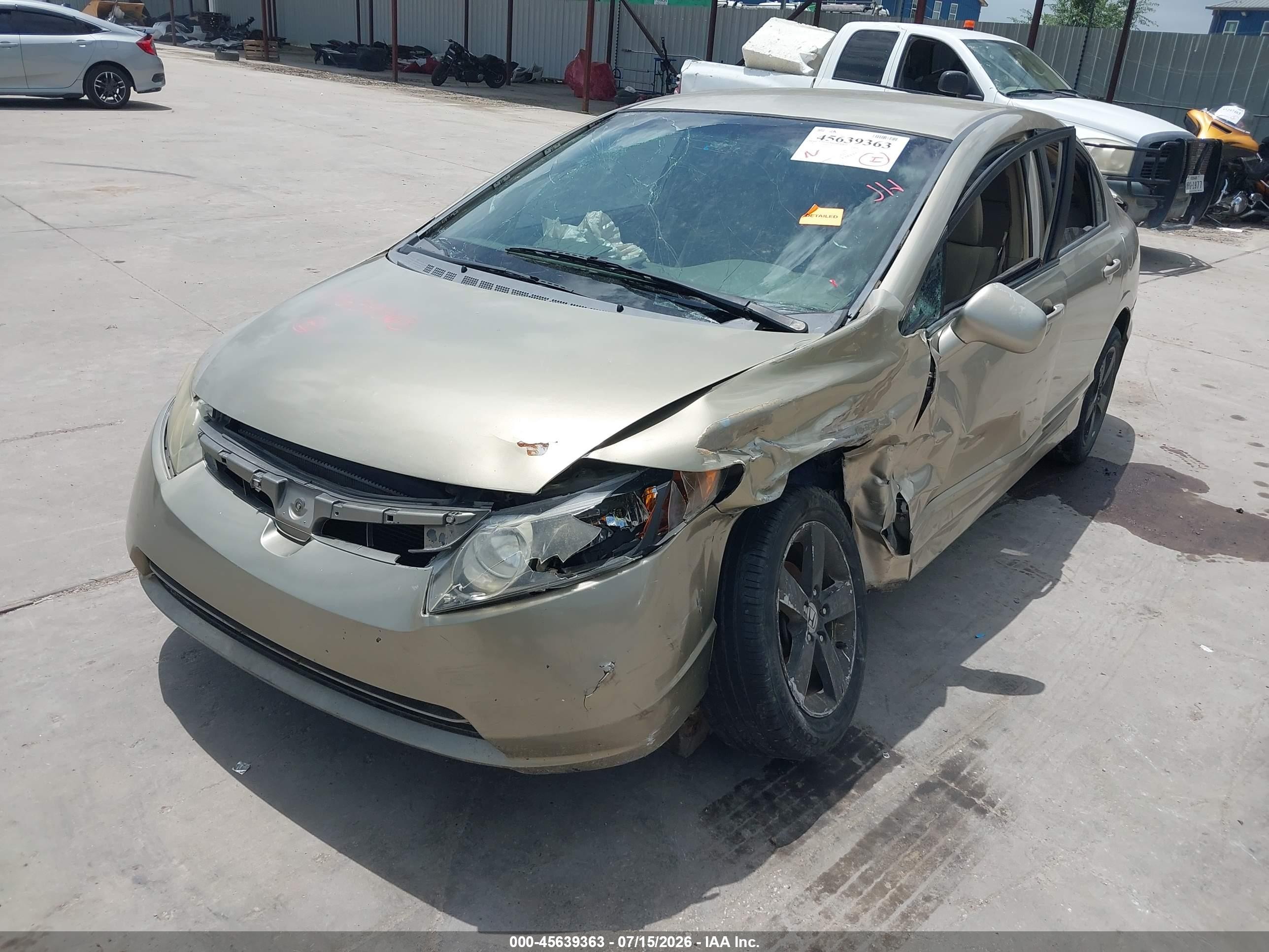 2008 Honda Civic Lx Gold vin: 1HGFA16518L010418