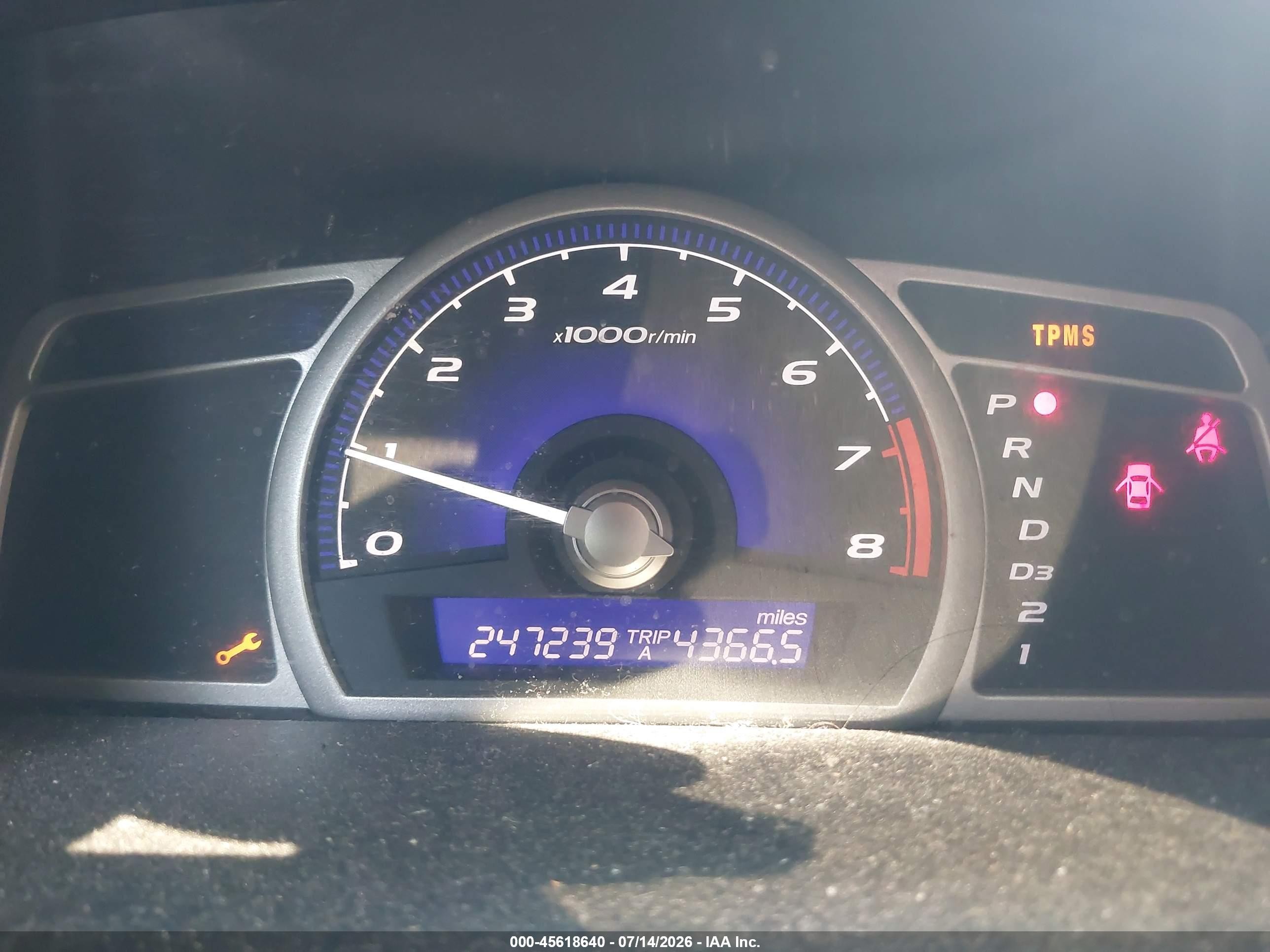 2008 Honda Civic Lx Серый vin: 1HGFA16518L022102