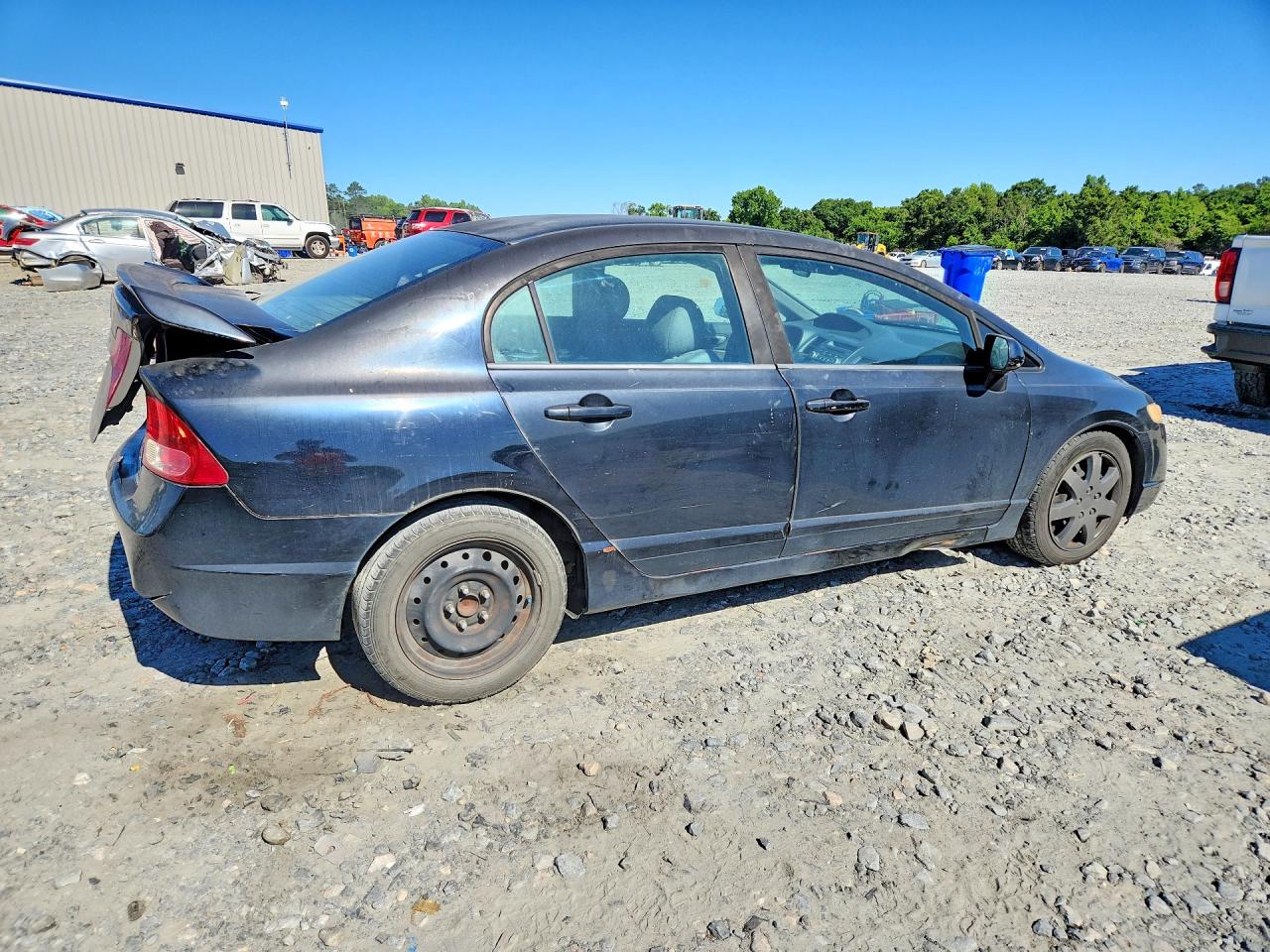 2008 Honda Civic Lx Black vin: 1HGFA16518L030992