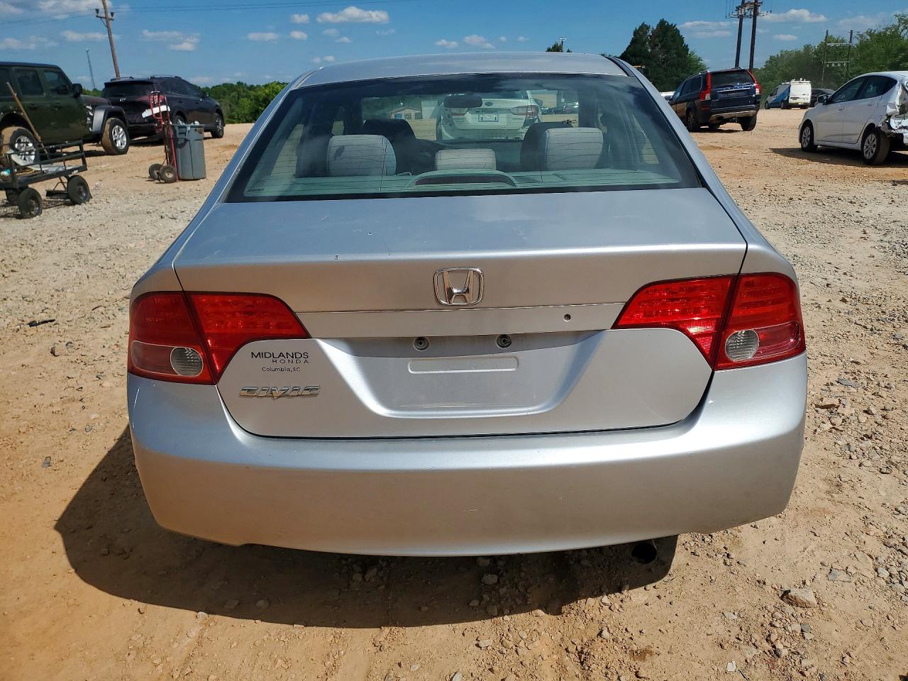 2008 Honda Civic Lx Silver vin: 1HGFA16518L057707