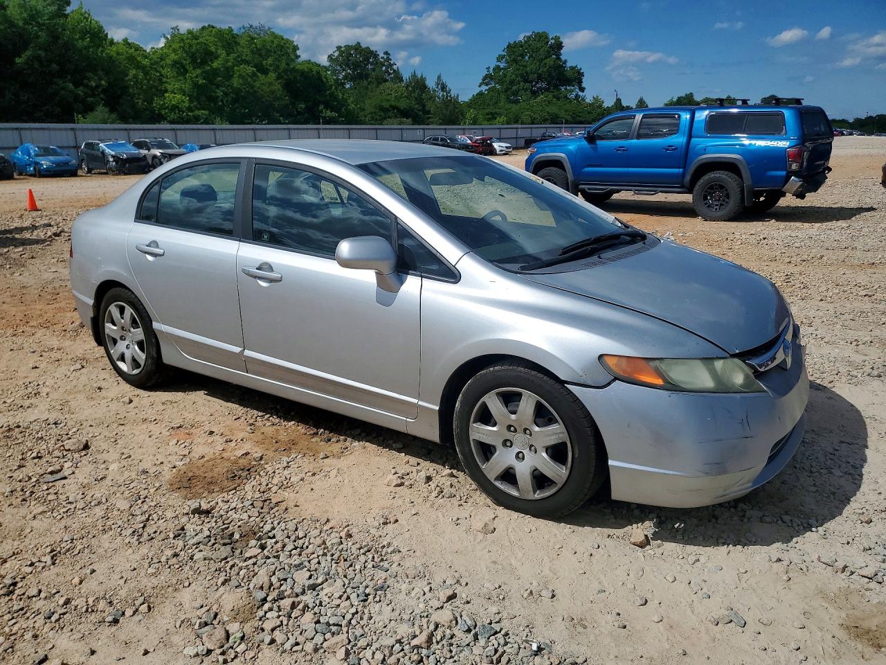 2008 Honda Civic Lx Silver vin: 1HGFA16518L057707