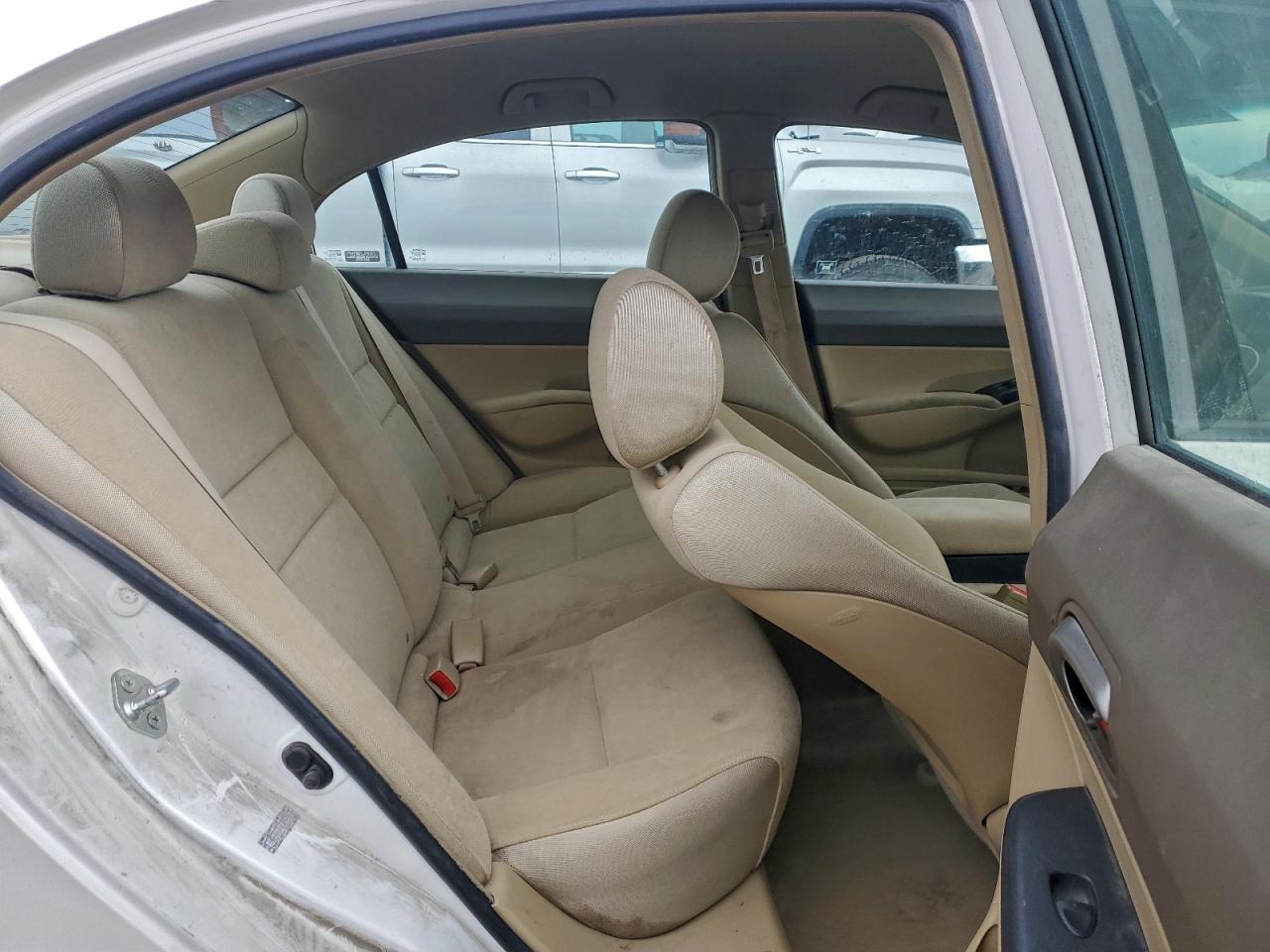 2008 Honda Civic Lx White vin: 1HGFA16518L094255
