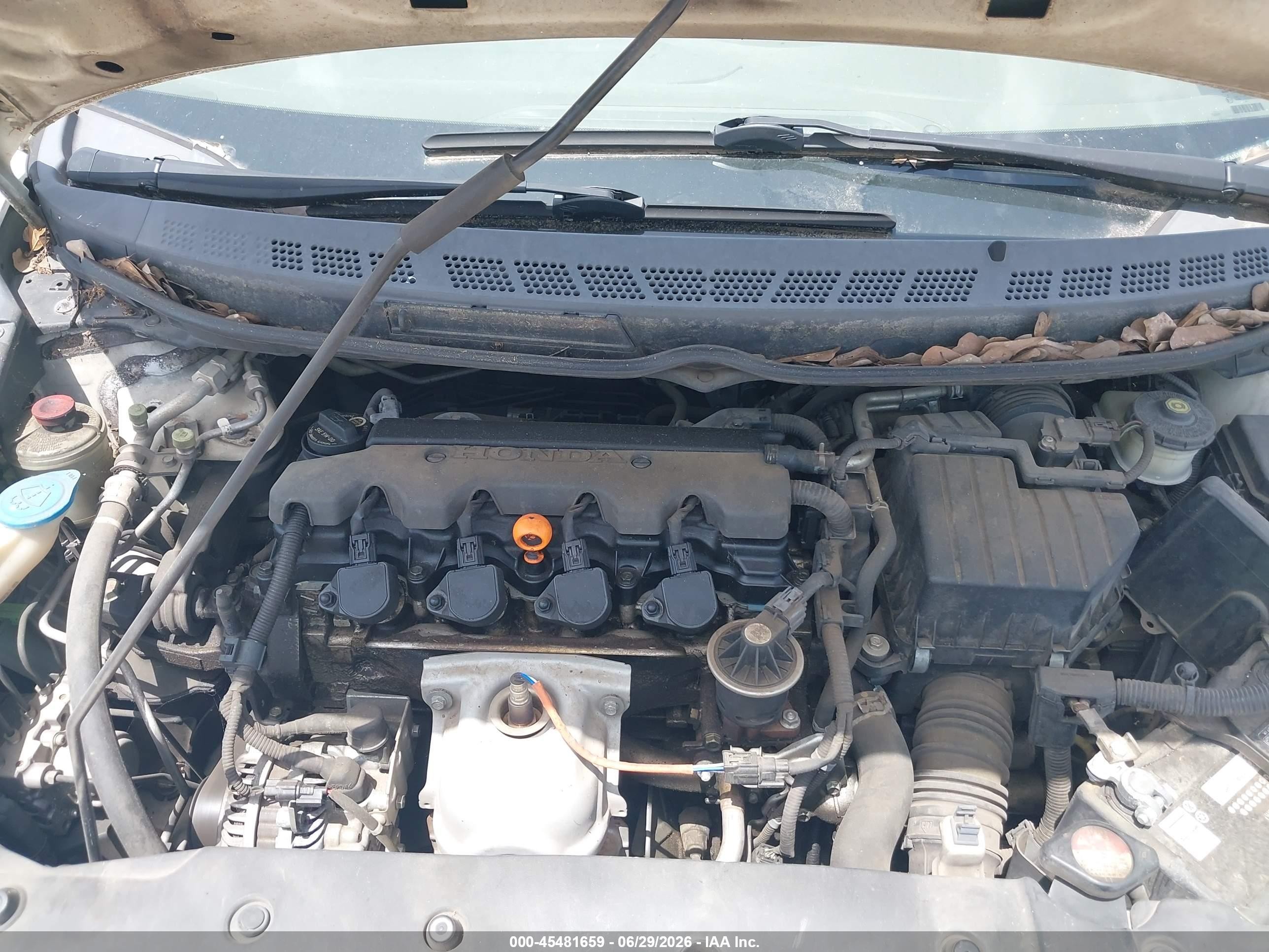 2008 Honda Civic Lx White vin: 1HGFA16518L095017