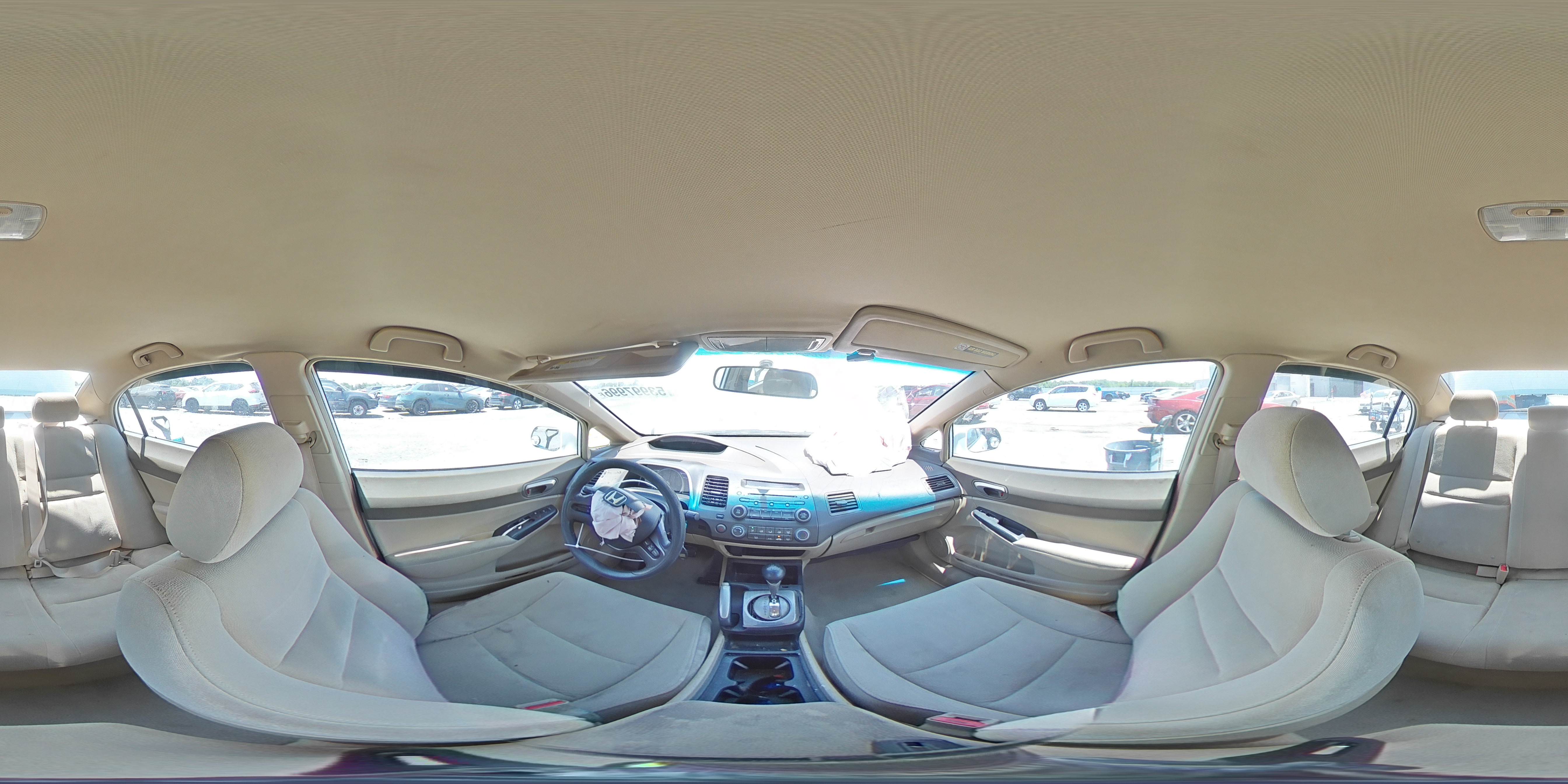 2008 Honda Civic Lx White vin: 1HGFA16518L096751