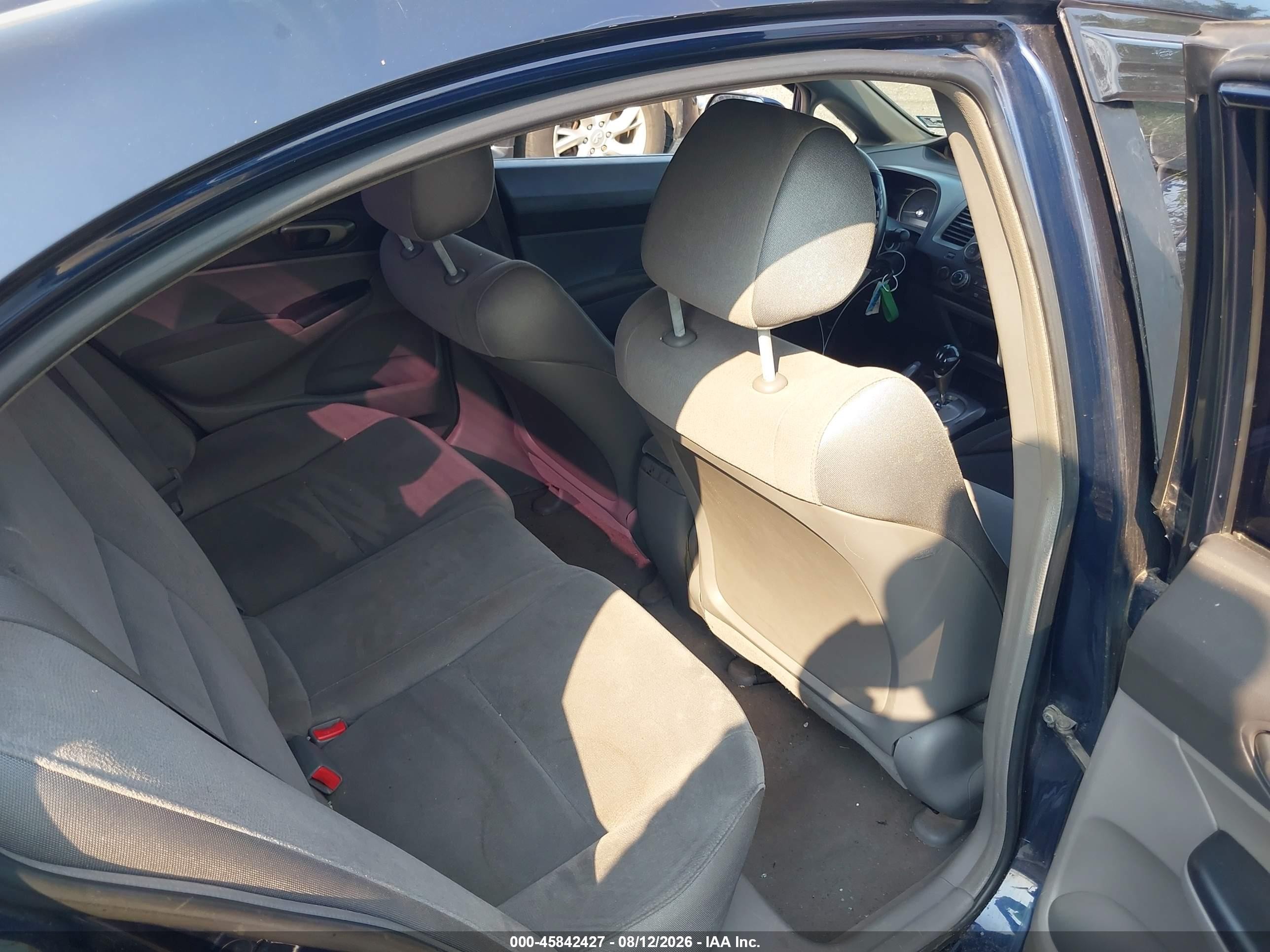 2008 Honda Civic Lx Синий vin: 1HGFA16518L112396
