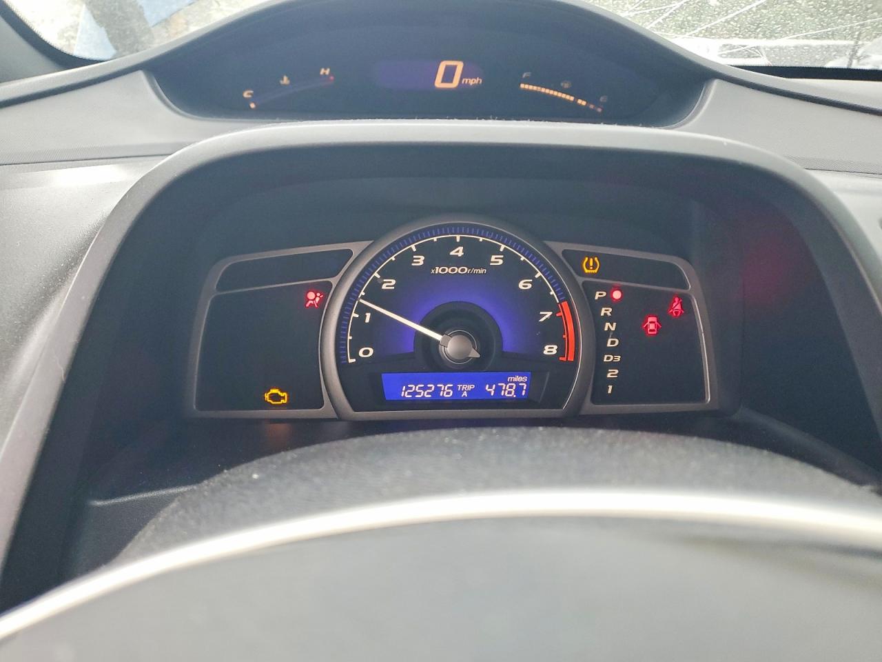 2008 Honda Civic Lx Blue vin: 1HGFA16518L114472
