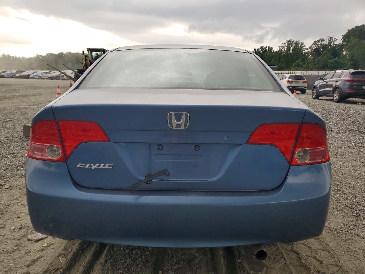 2008 Honda Civic Lx Blue vin: 1HGFA16518L114472