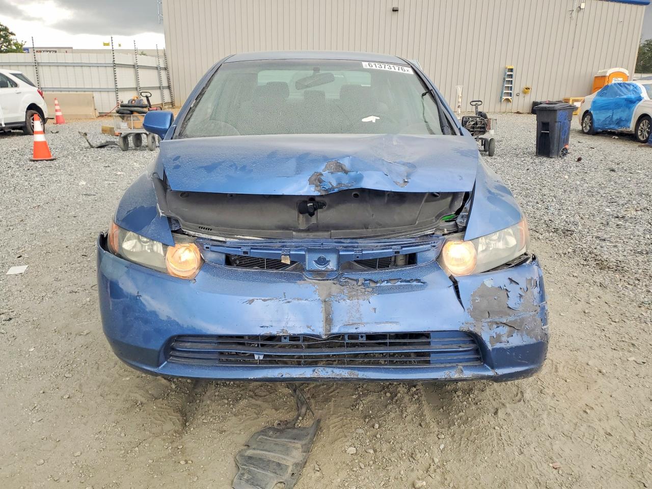 2008 Honda Civic Lx Blue vin: 1HGFA16518L114472