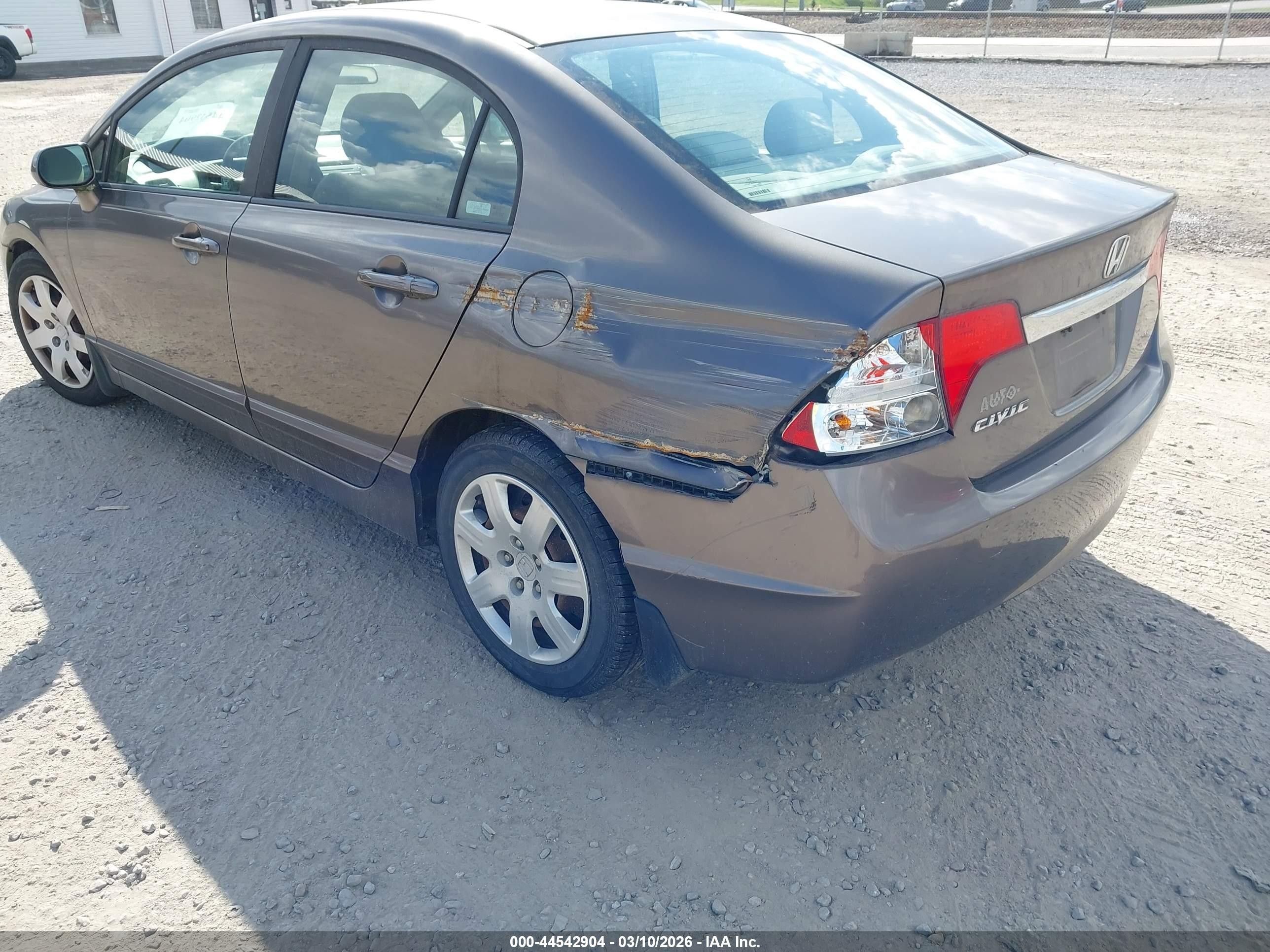 2009 Honda Civic Lx Gray vin: 1HGFA16519L025731