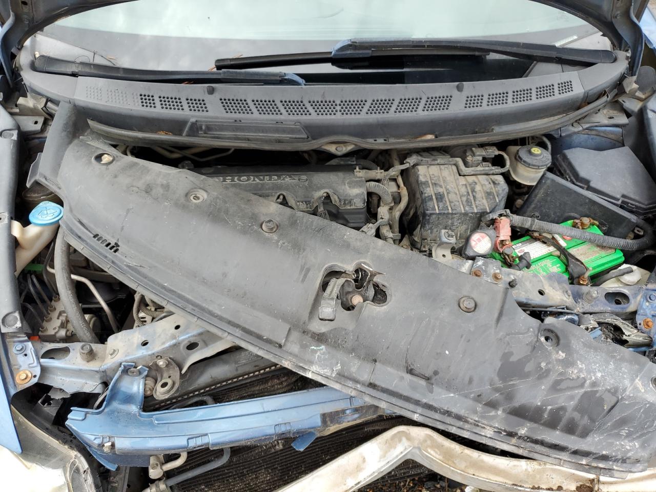 2006 Honda Civic Lx Blue vin: 1HGFA16526L015446