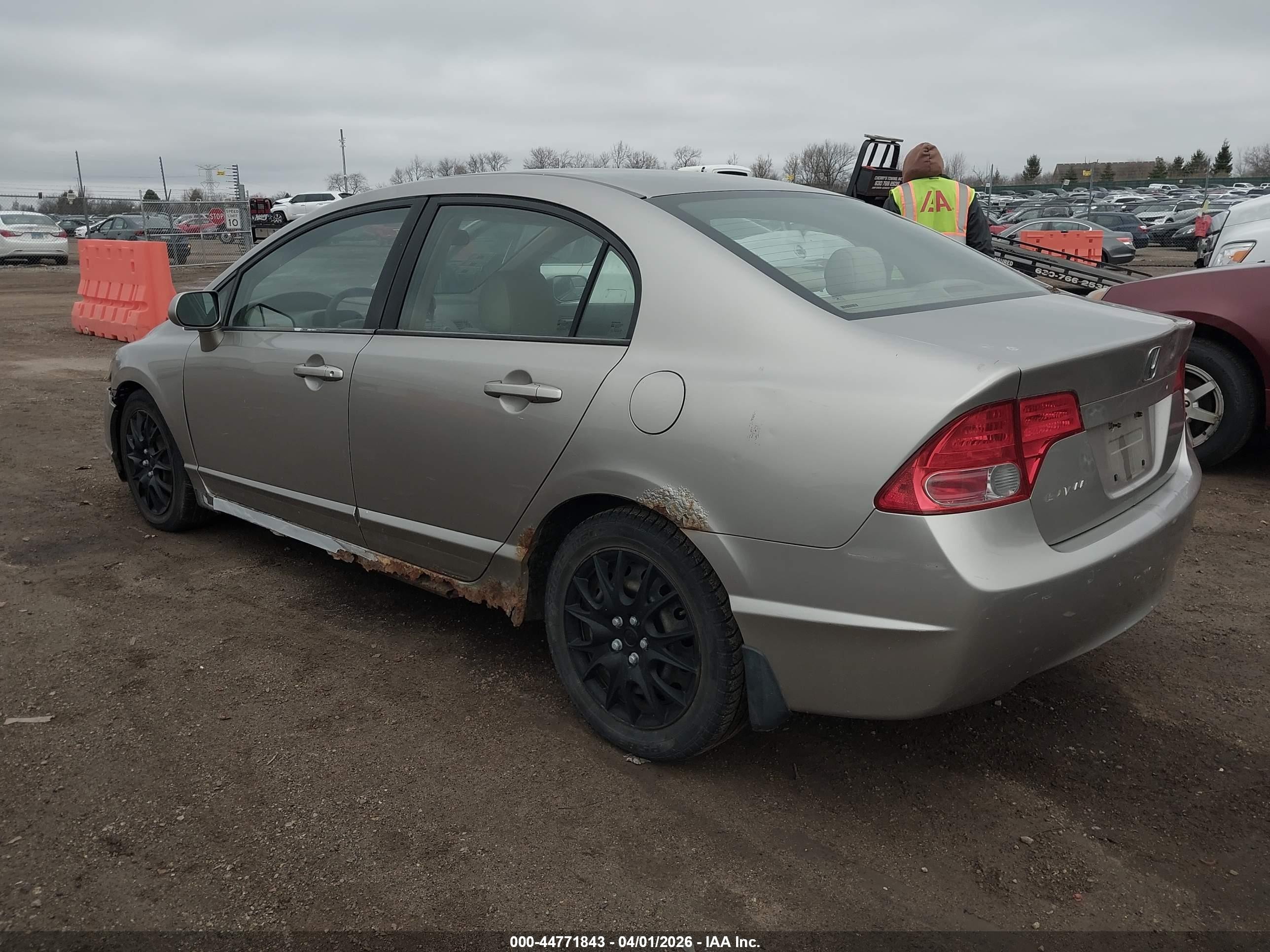 2006 Honda Civic Lx Cream vin: 1HGFA16526L026916