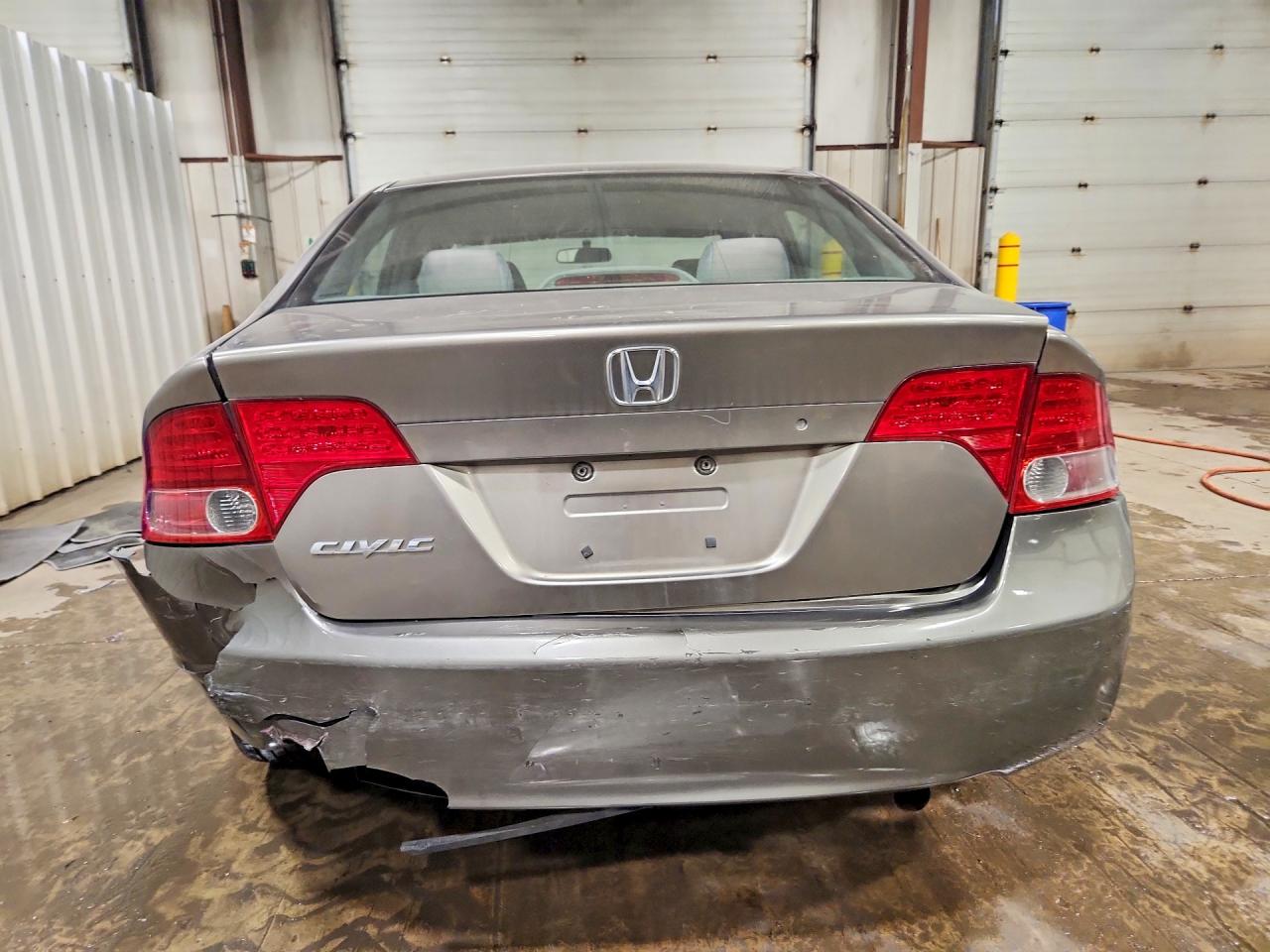 2006 Honda Civic Lx Gray vin: 1HGFA16526L082256