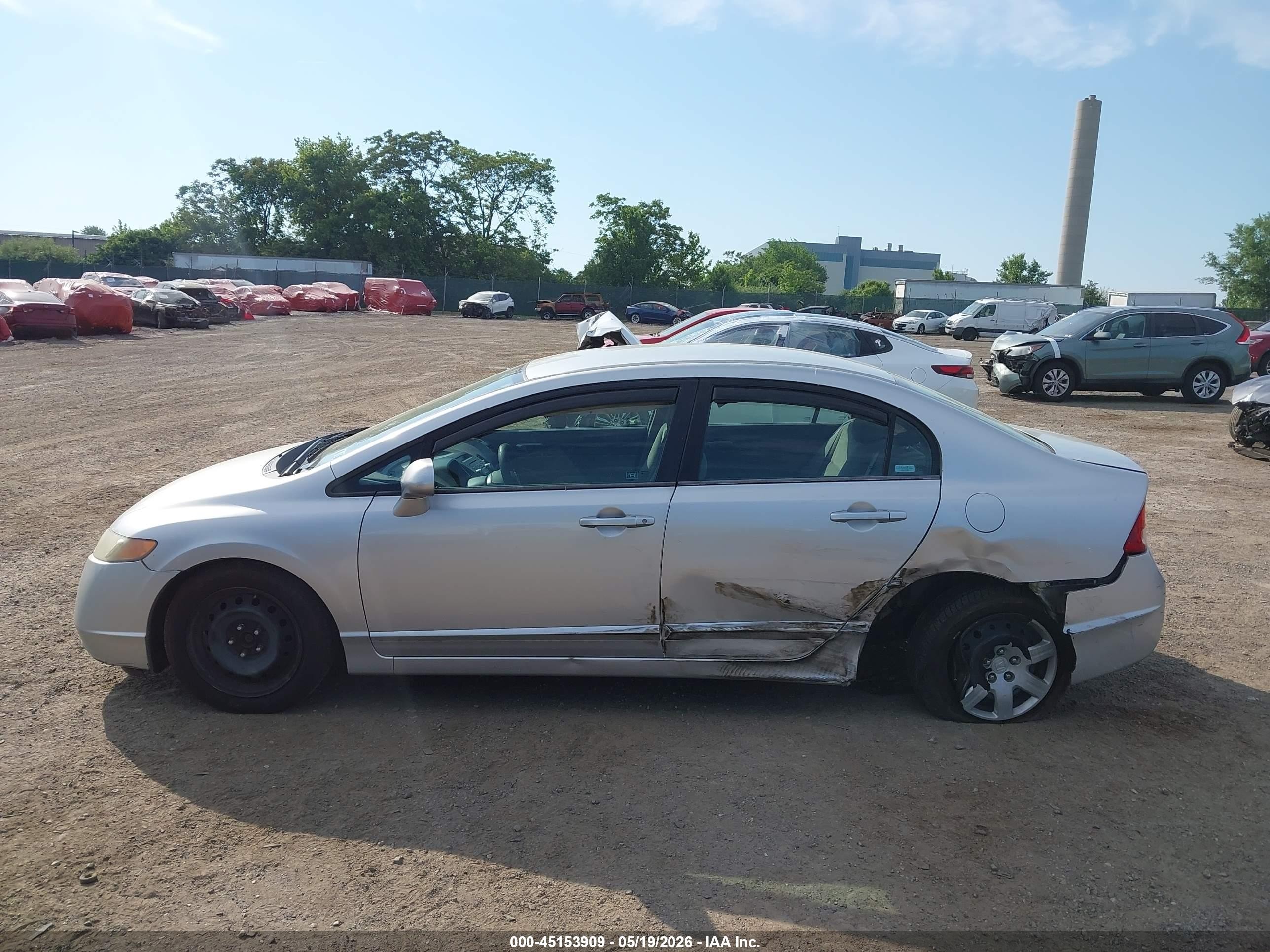2006 Honda Civic Lx Silver vin: 1HGFA16526L103770