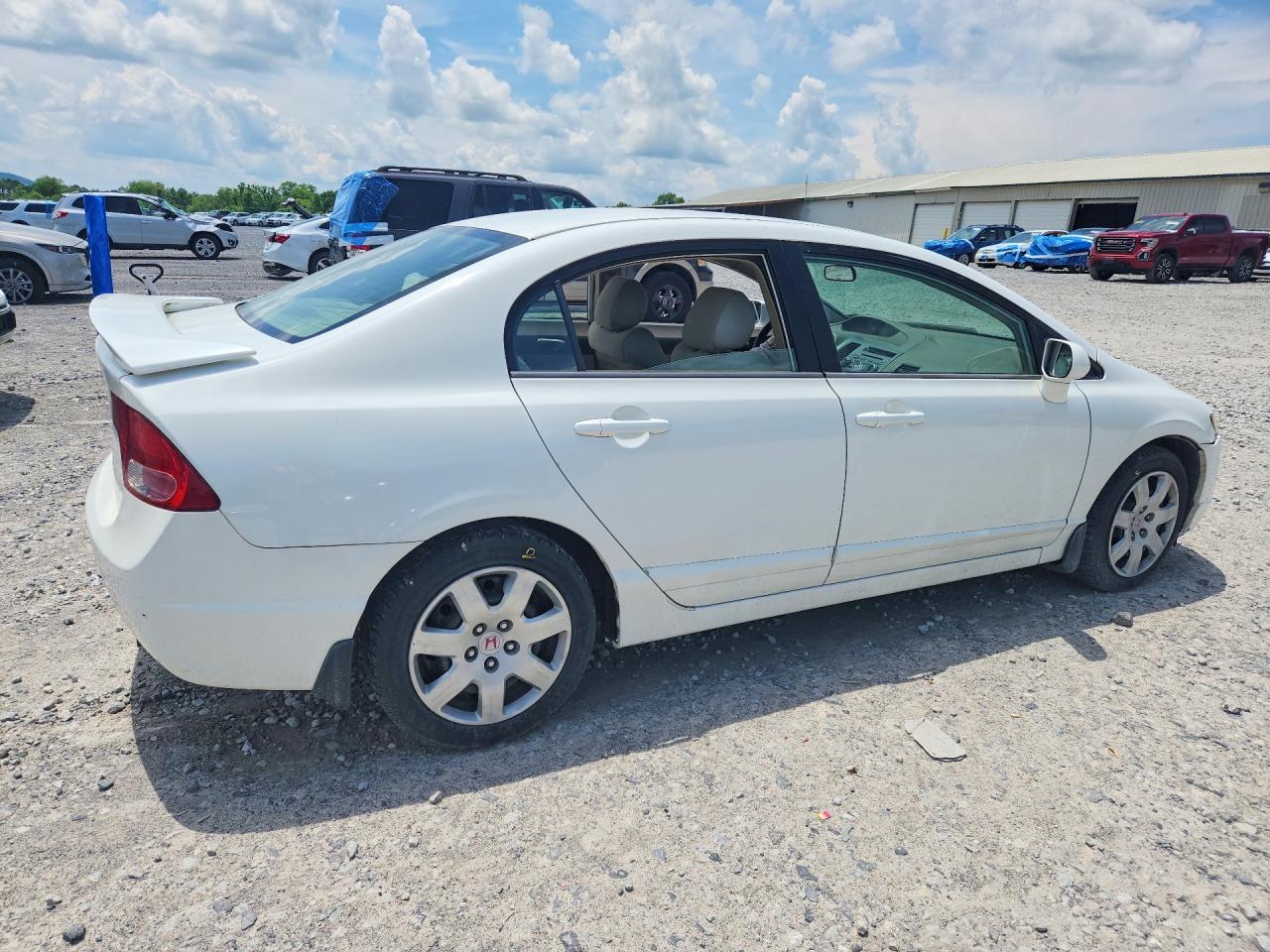 2006 Honda Civic White vin: 1HGFA16526L111027