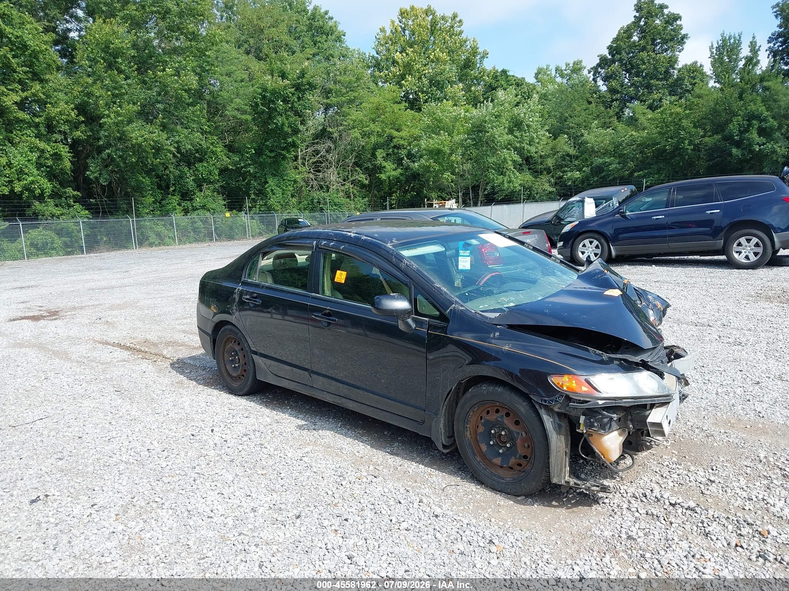 2006 Honda Civic Lx Blue vin: 1HGFA16526L115398