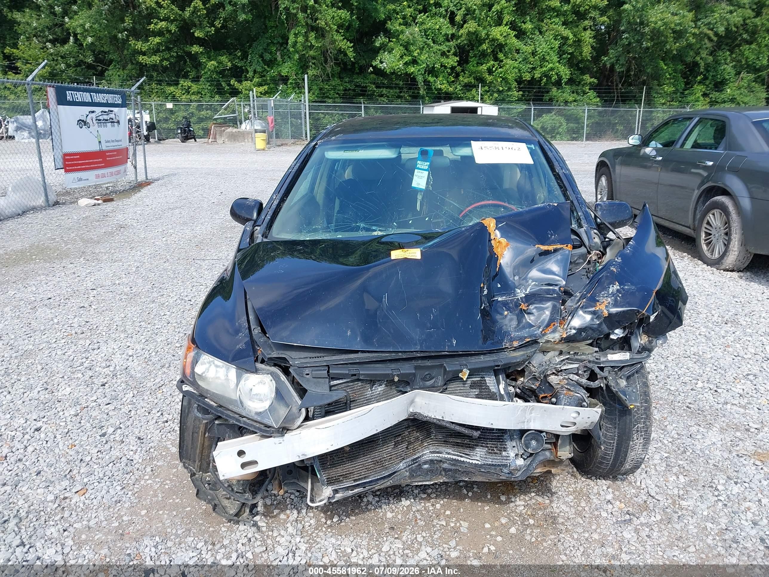 2006 Honda Civic Lx Синий vin: 1HGFA16526L115398