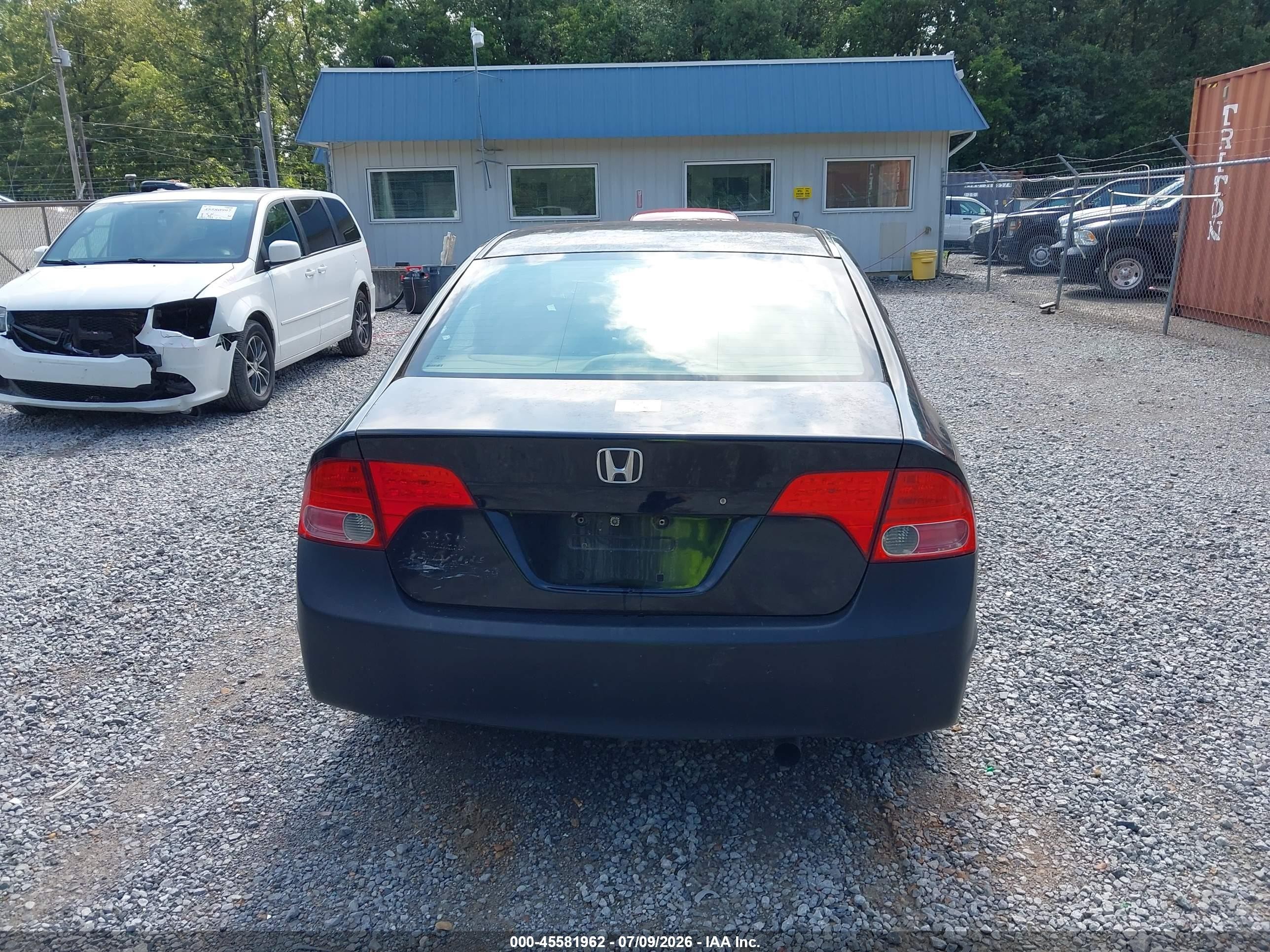 2006 Honda Civic Lx Синий vin: 1HGFA16526L115398