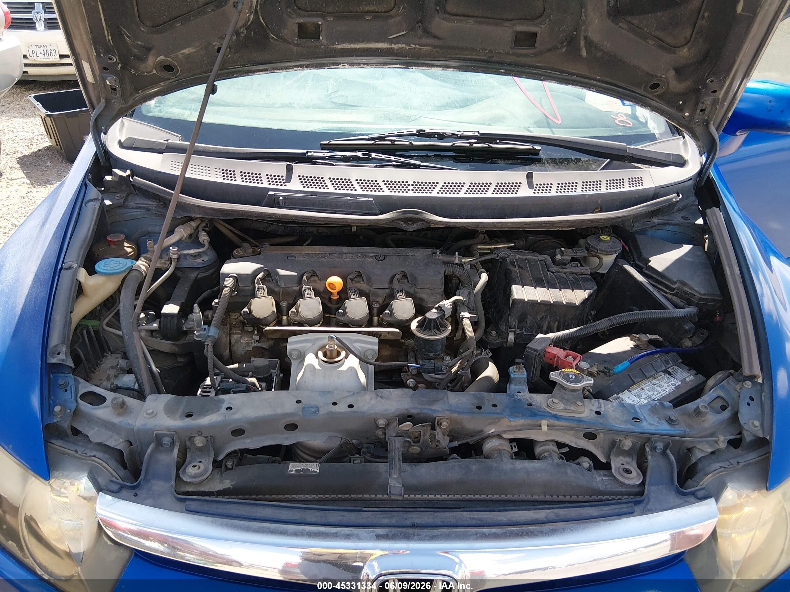 2006 Honda Civic Lx Blue vin: 1HGFA16526L115949