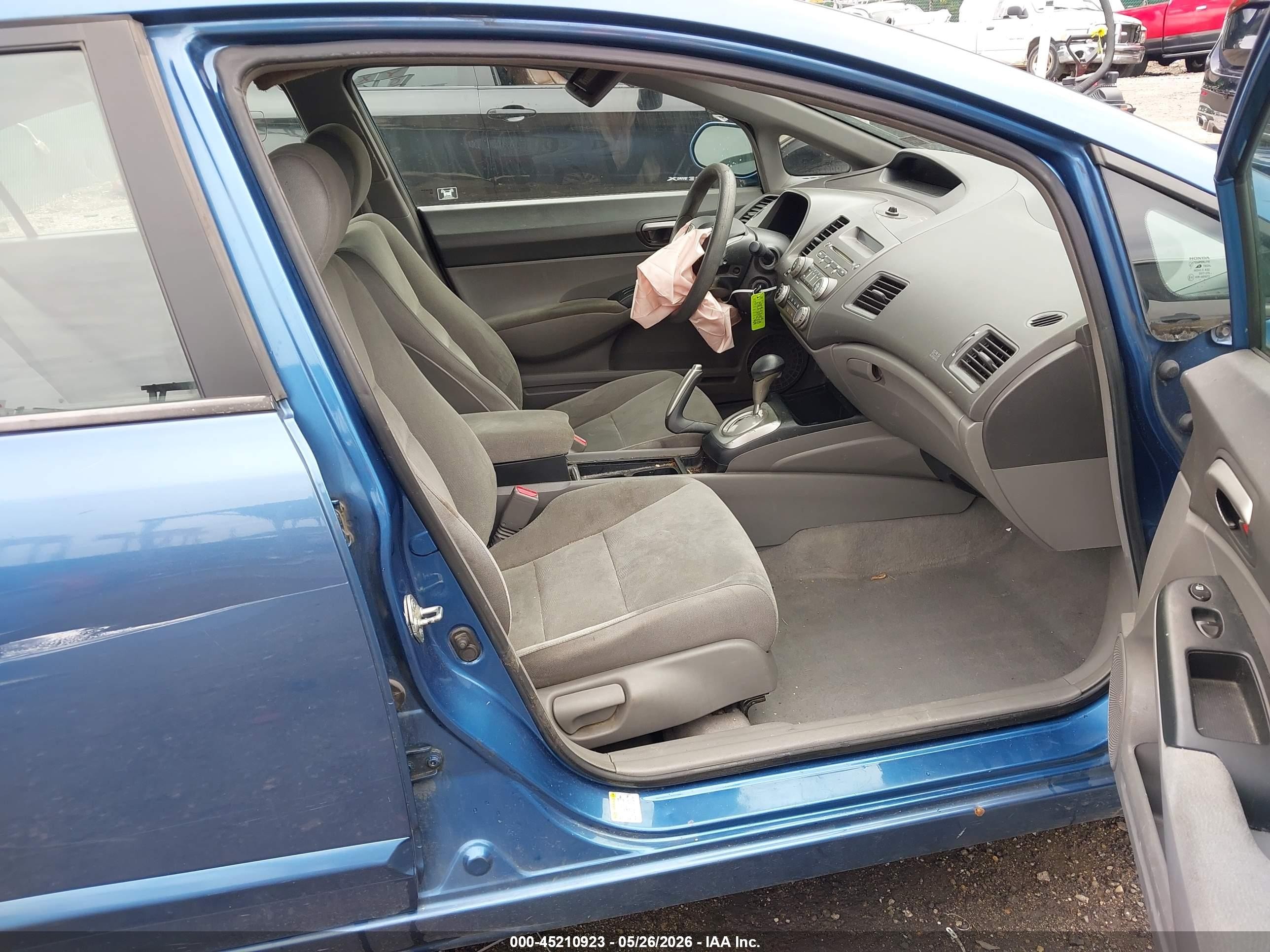 2006 Honda Civic Lx Blue vin: 1HGFA16526L126725