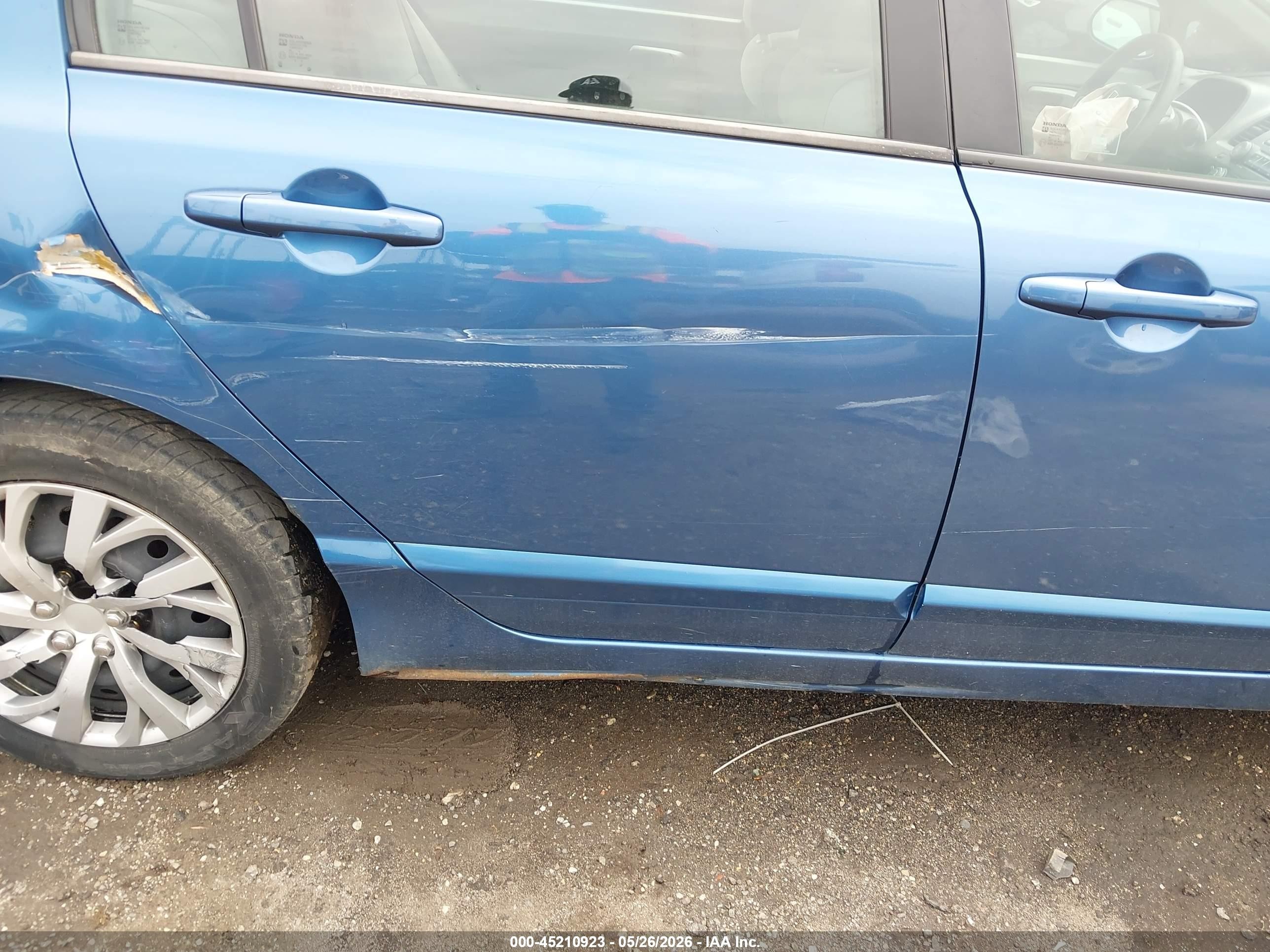 2006 Honda Civic Lx Blue vin: 1HGFA16526L126725