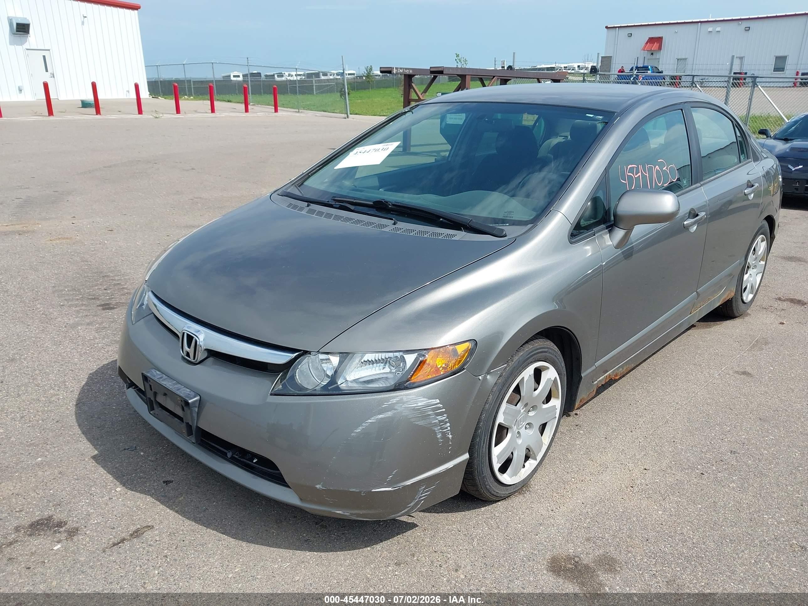 2006 Honda Civic Lx Серебряный vin: 1HGFA16526L129138