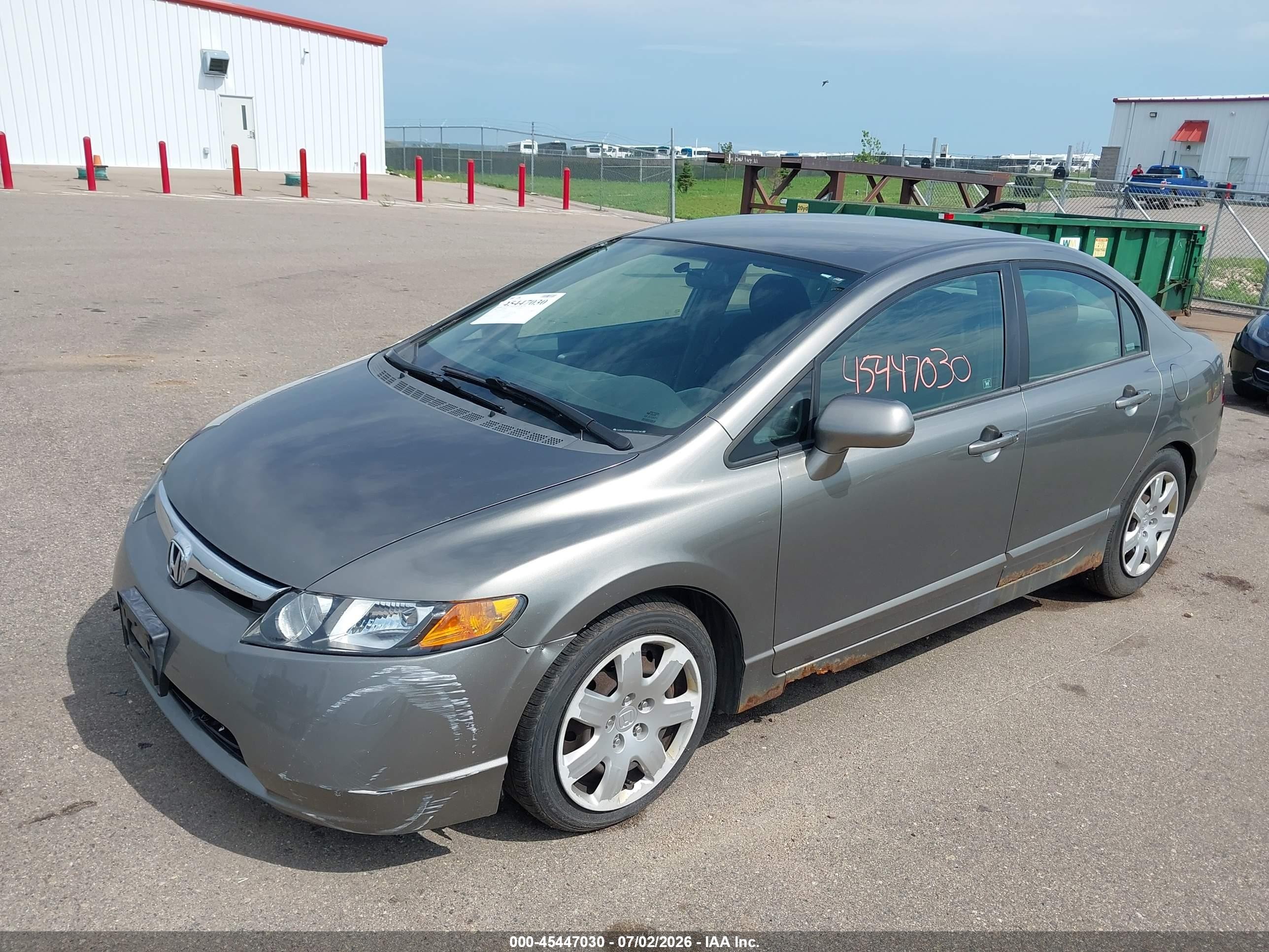 2006 Honda Civic Lx Серебряный vin: 1HGFA16526L129138
