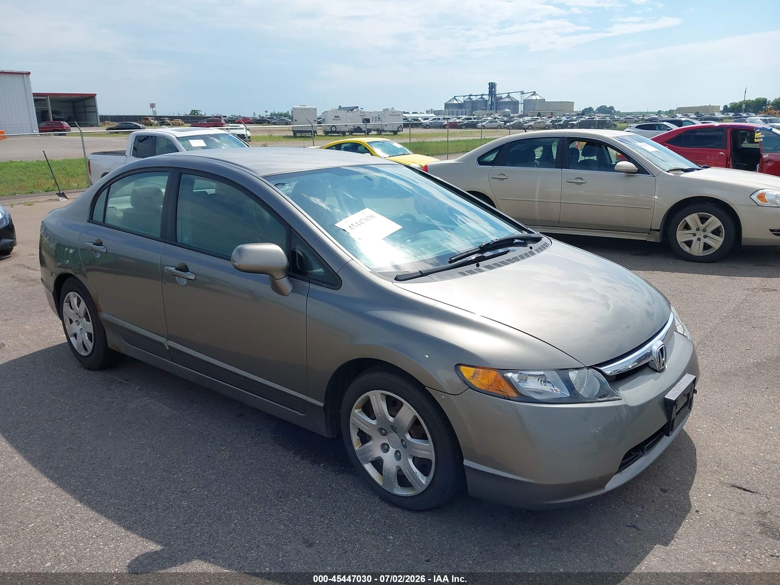 2006 Honda Civic Lx Серебряный vin: 1HGFA16526L129138