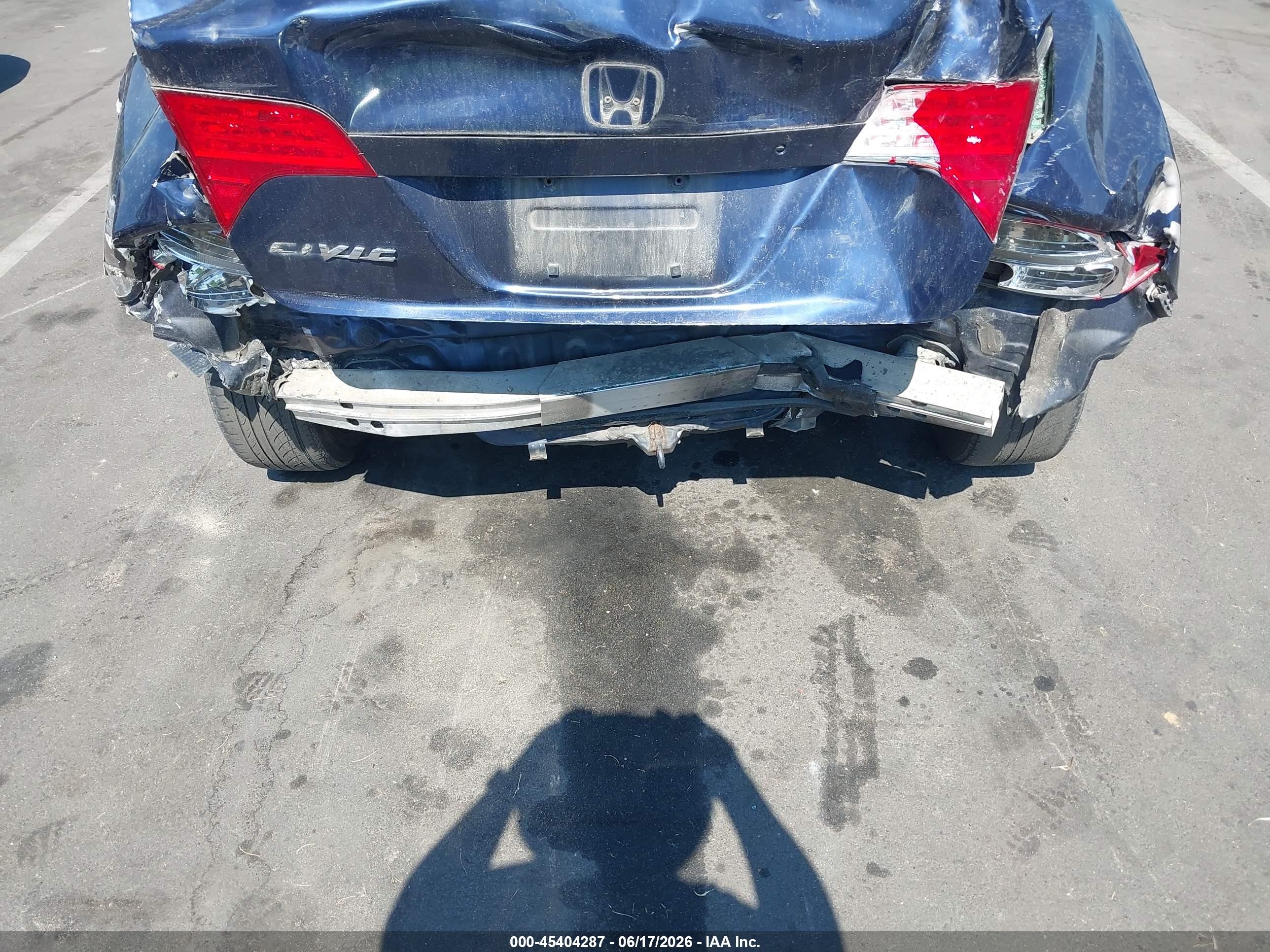 2006 Honda Civic Lx Dark Blue vin: 1HGFA16526L131049