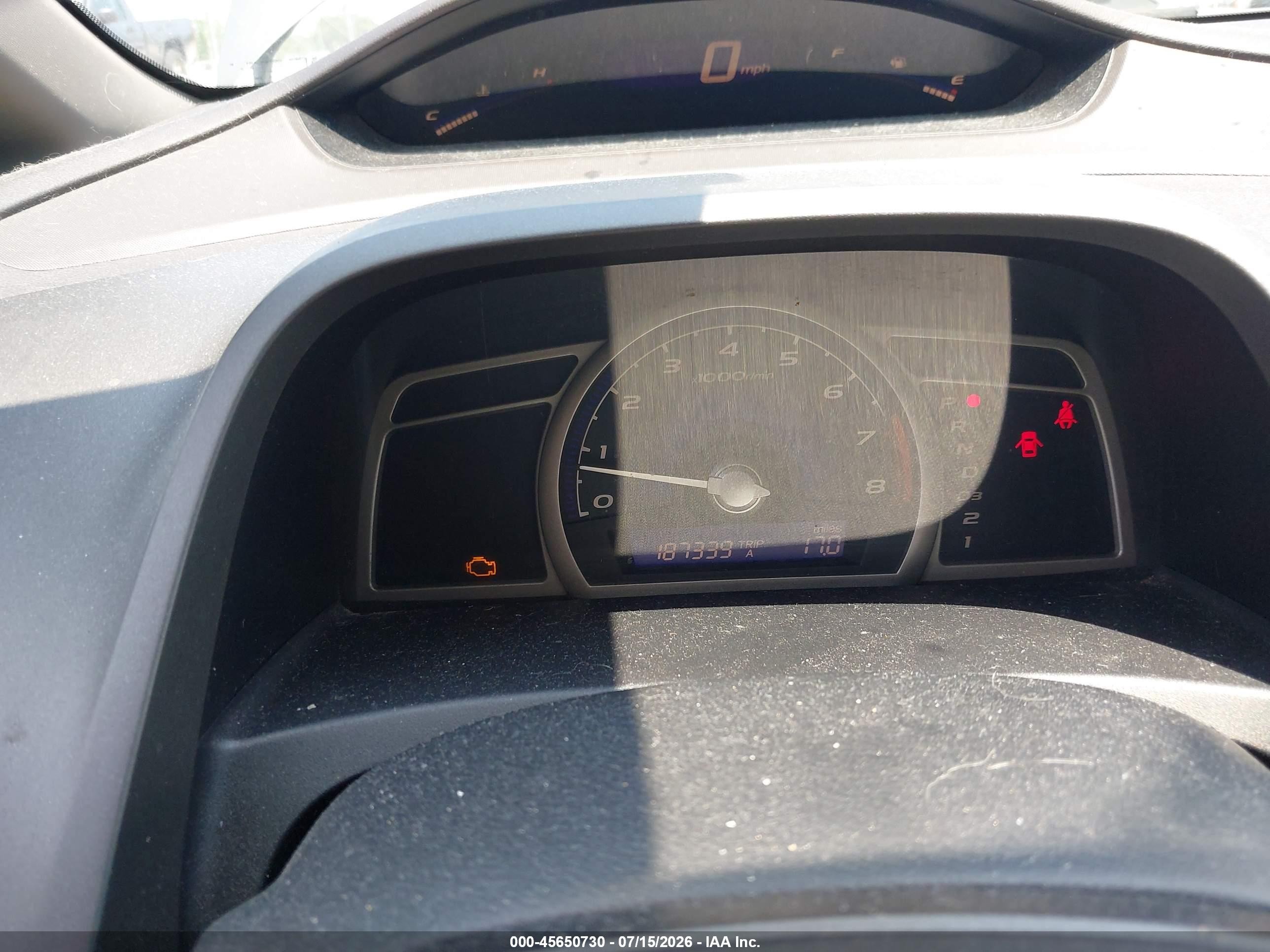 2006 Honda Civic Lx Gray vin: 1HGFA16526L138230
