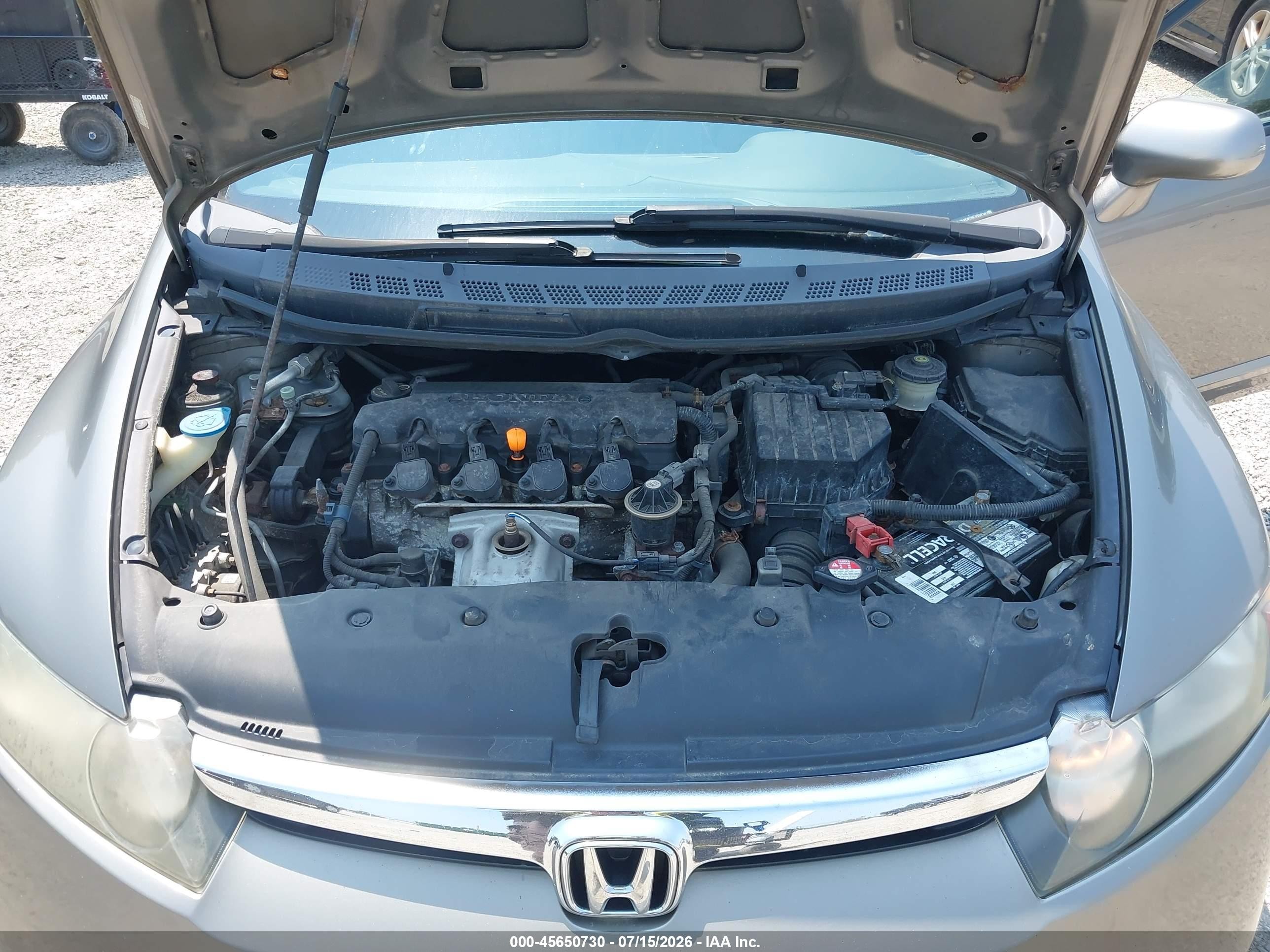 2006 Honda Civic Lx Gray vin: 1HGFA16526L138230
