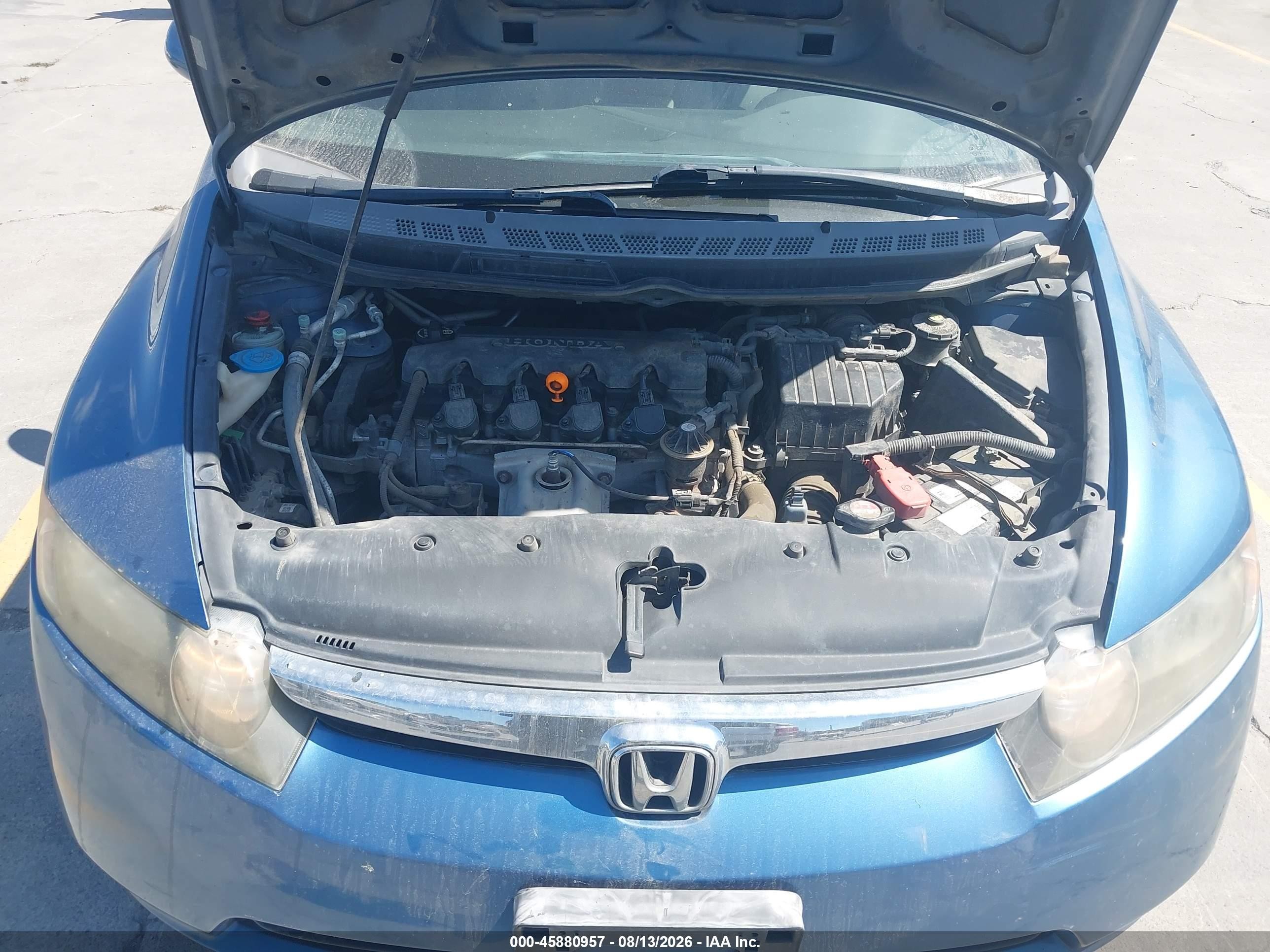 2006 Honda Civic Lx Blue vin: 1HGFA16526L153617