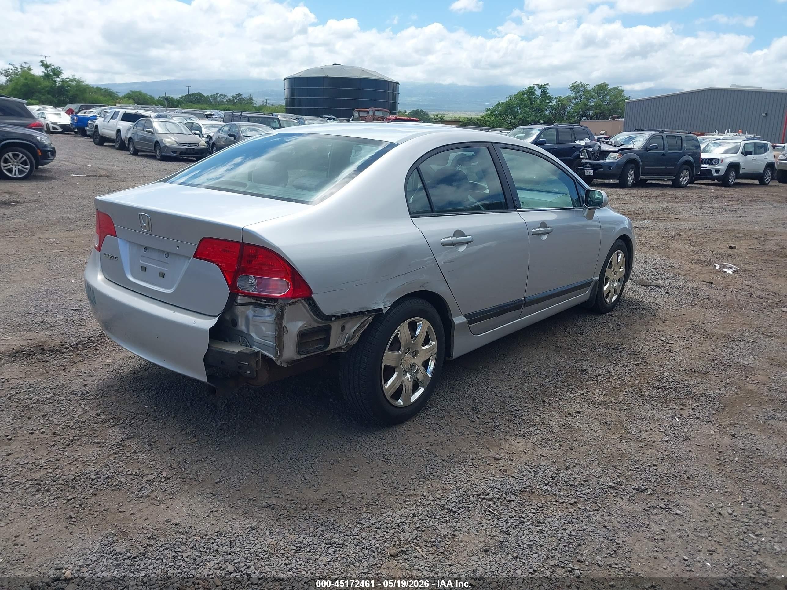 2007 Honda Civic Lx Silver vin: 1HGFA16527L000415