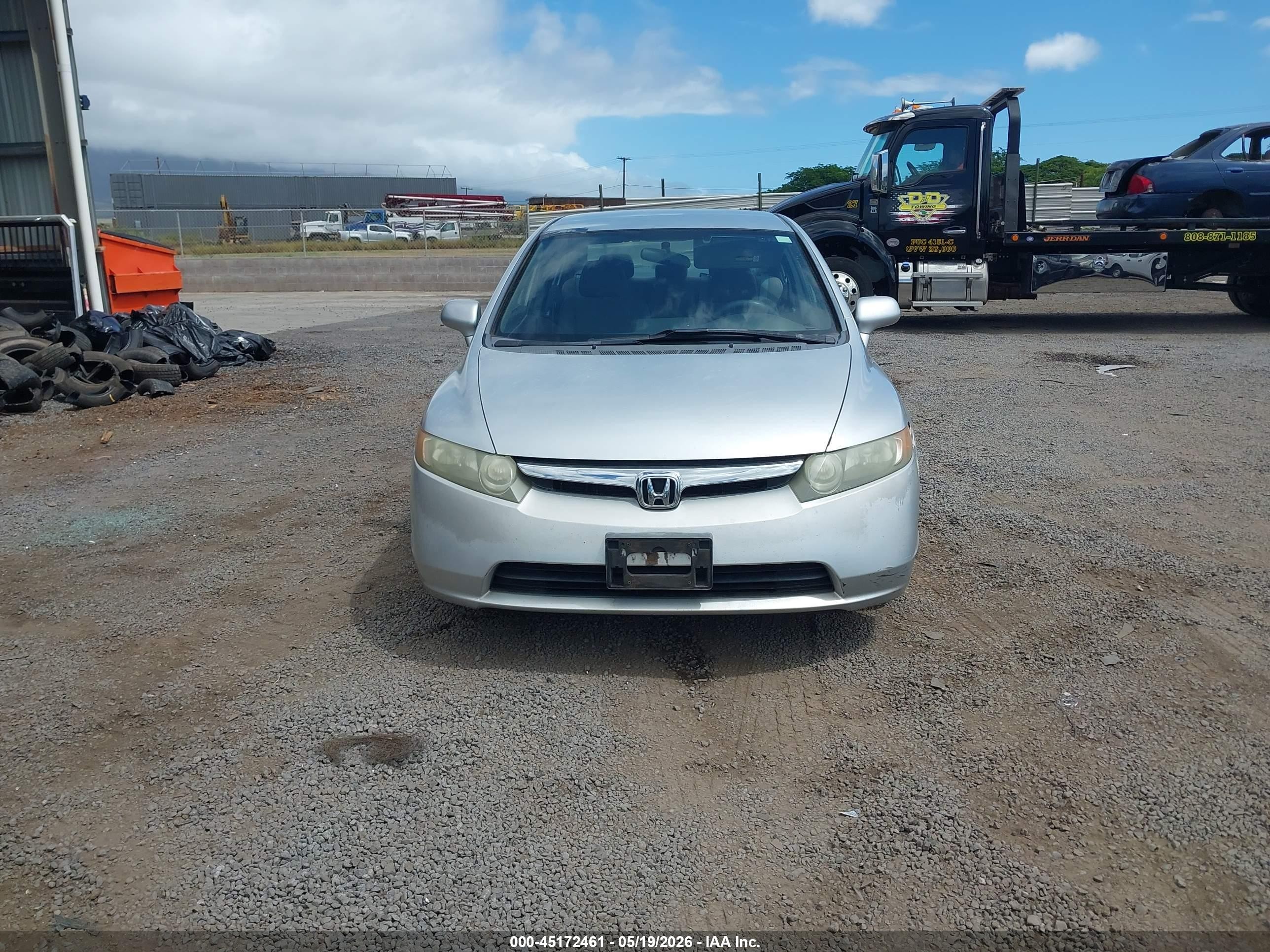 2007 Honda Civic Lx Silver vin: 1HGFA16527L000415