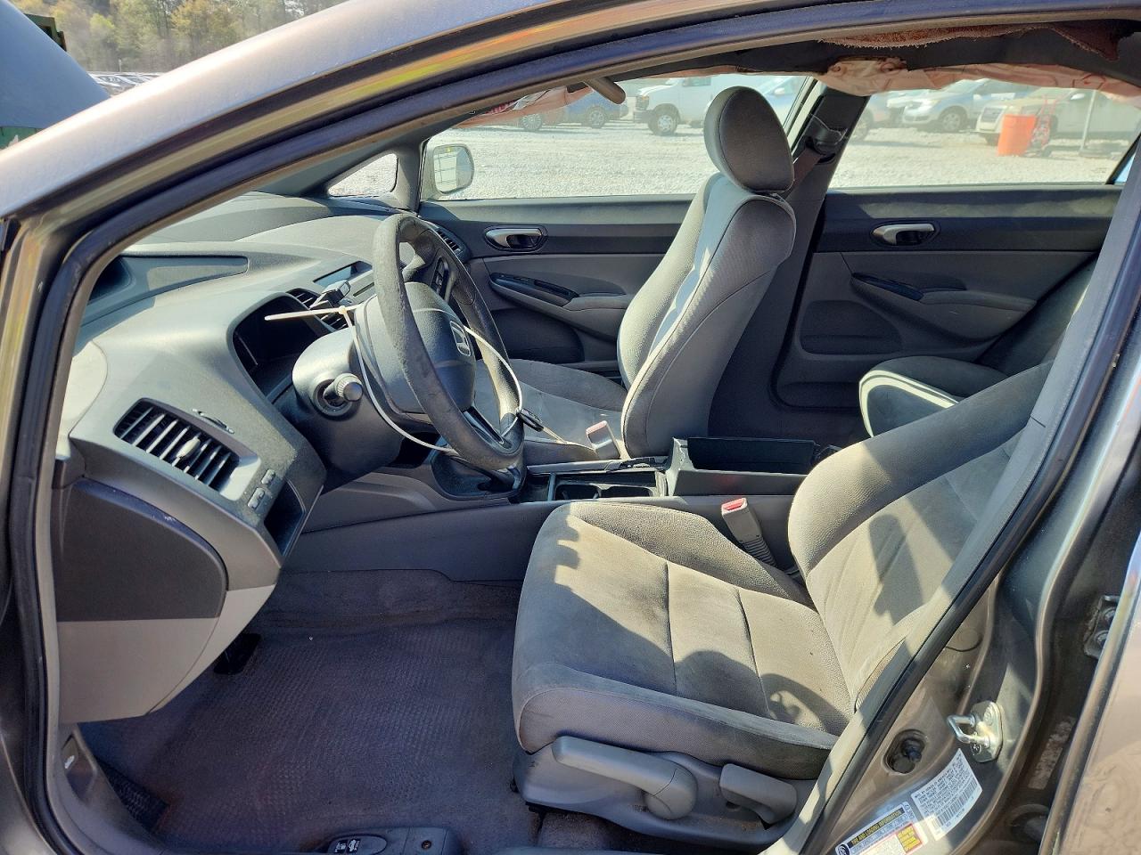 2007 Honda Civic Lx Gray vin: 1HGFA16527L006621