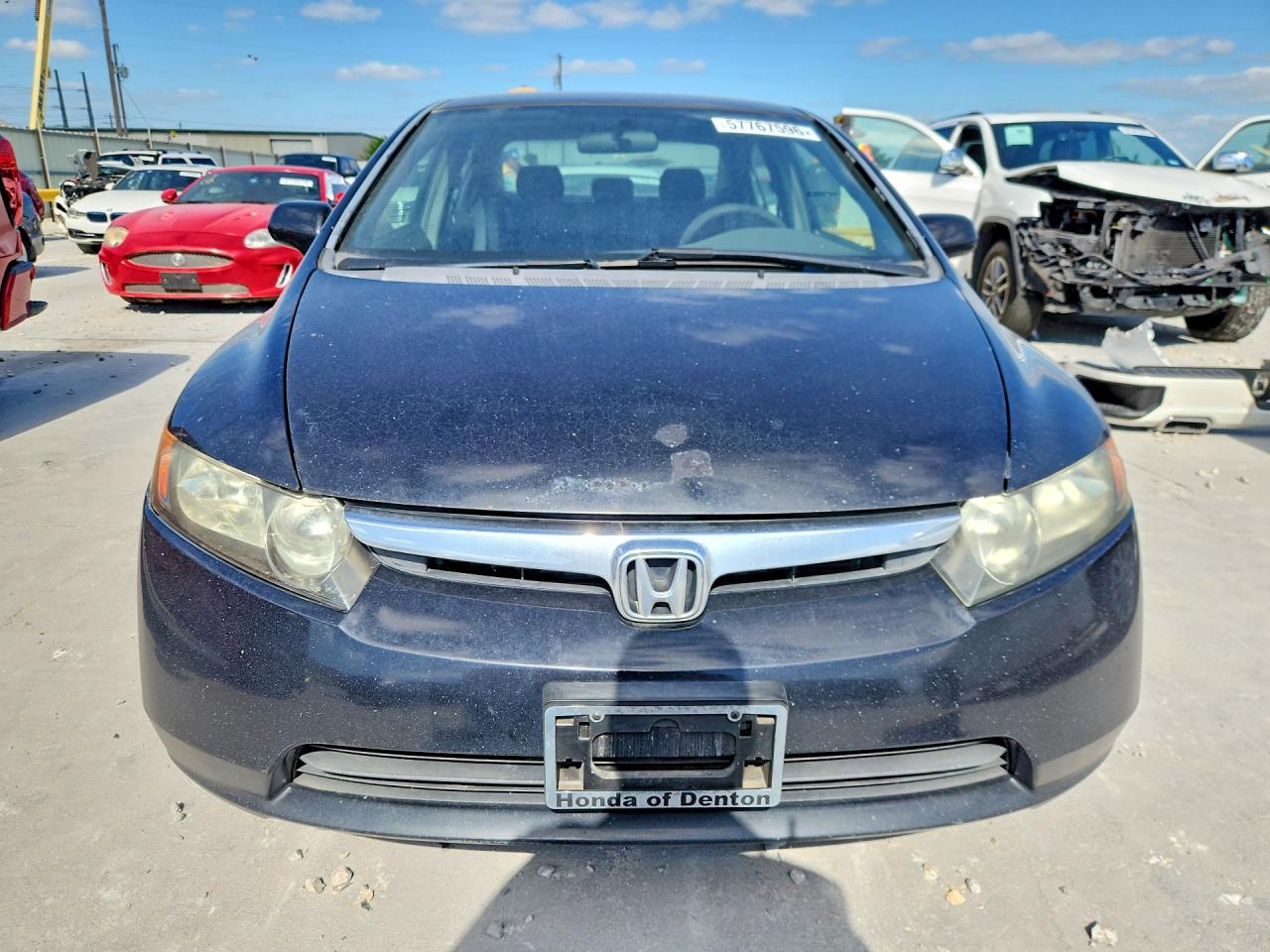2007 Honda Civic Lx Черный vin: 1HGFA16527L025069
