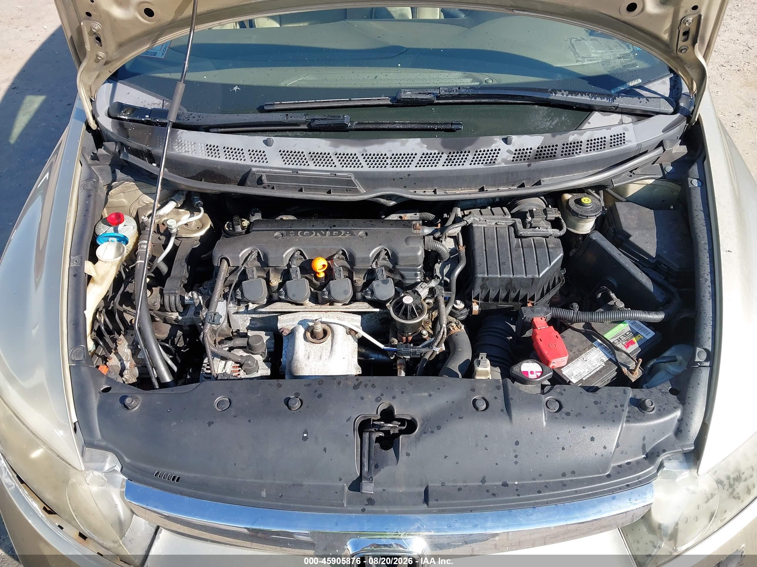 2007 Honda Civic Lx Бежевый vin: 1HGFA16527L061036