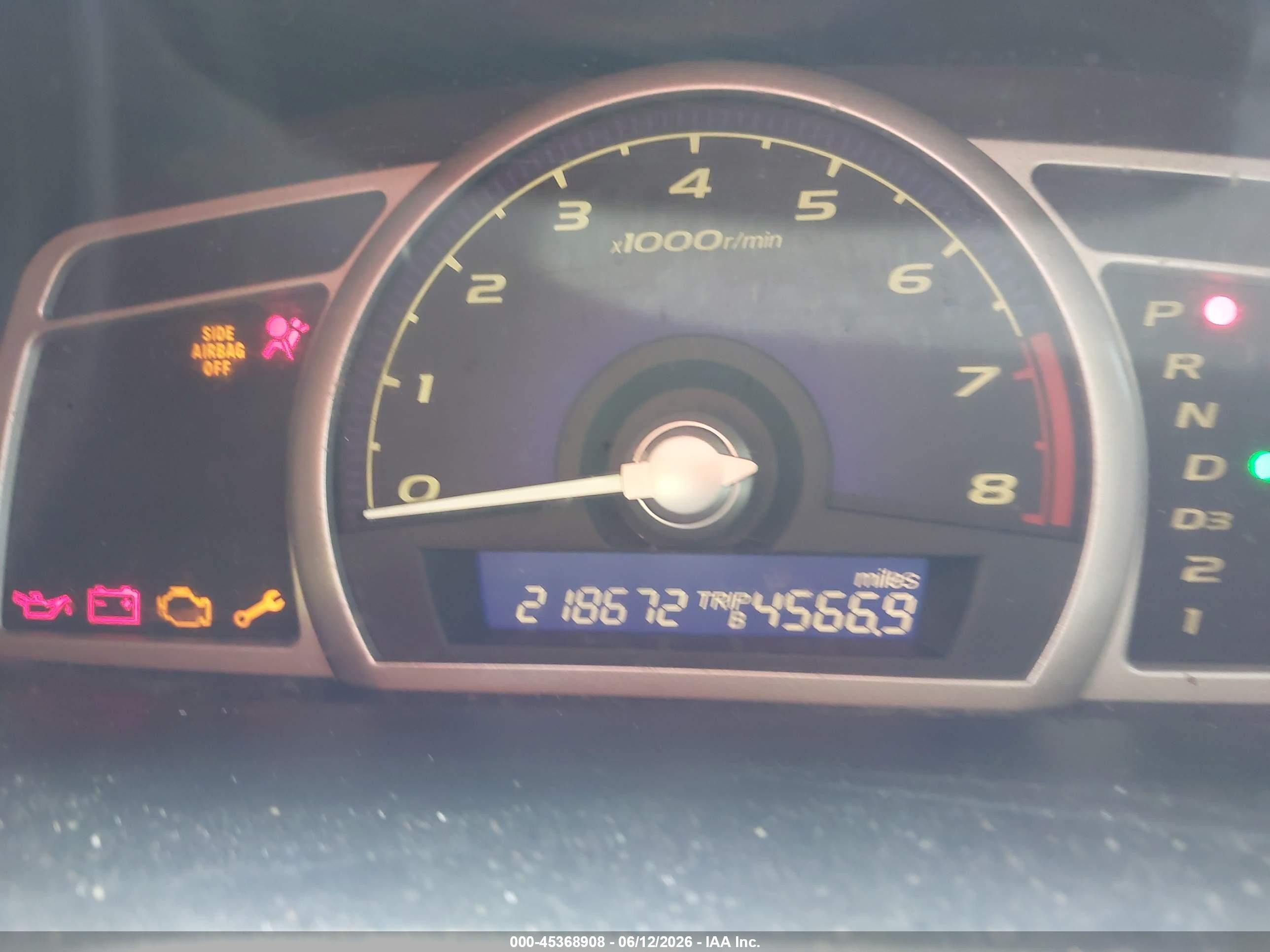 2007 Honda Civic Lx Black vin: 1HGFA16527L073574